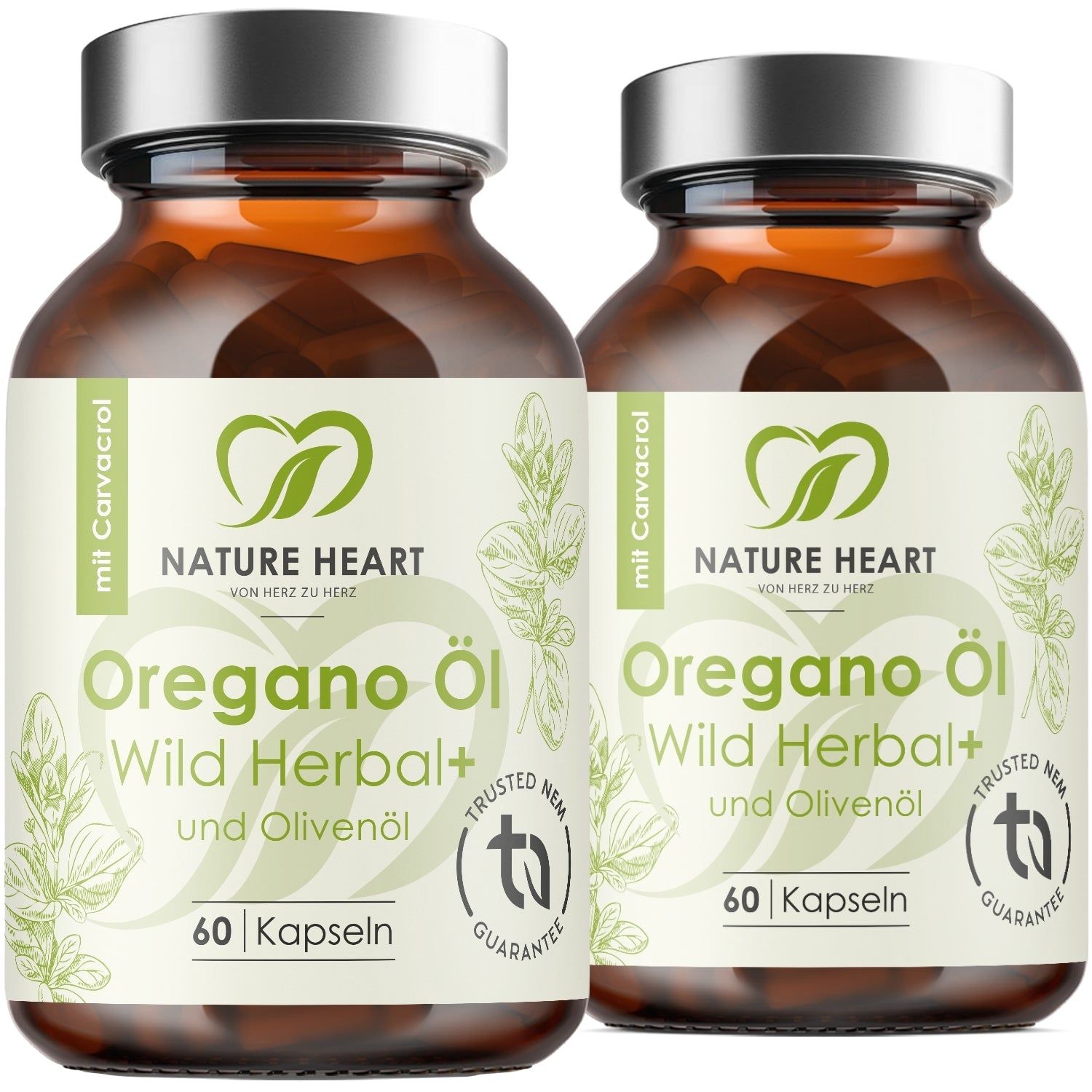 Nature Heart Oregano Öl Wild Herbal+