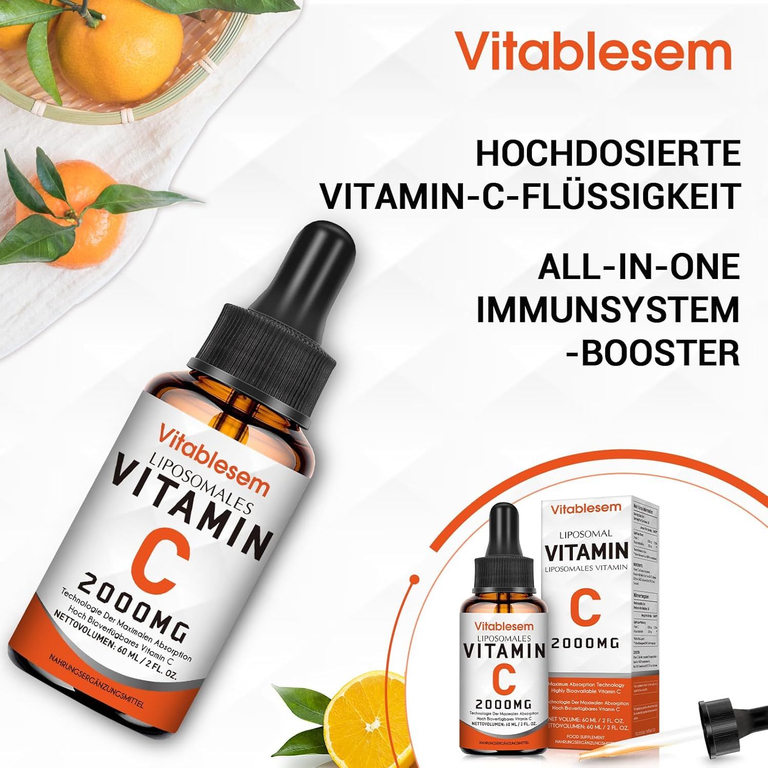 Vitablesem Liposomales Vitamin C Flüssig