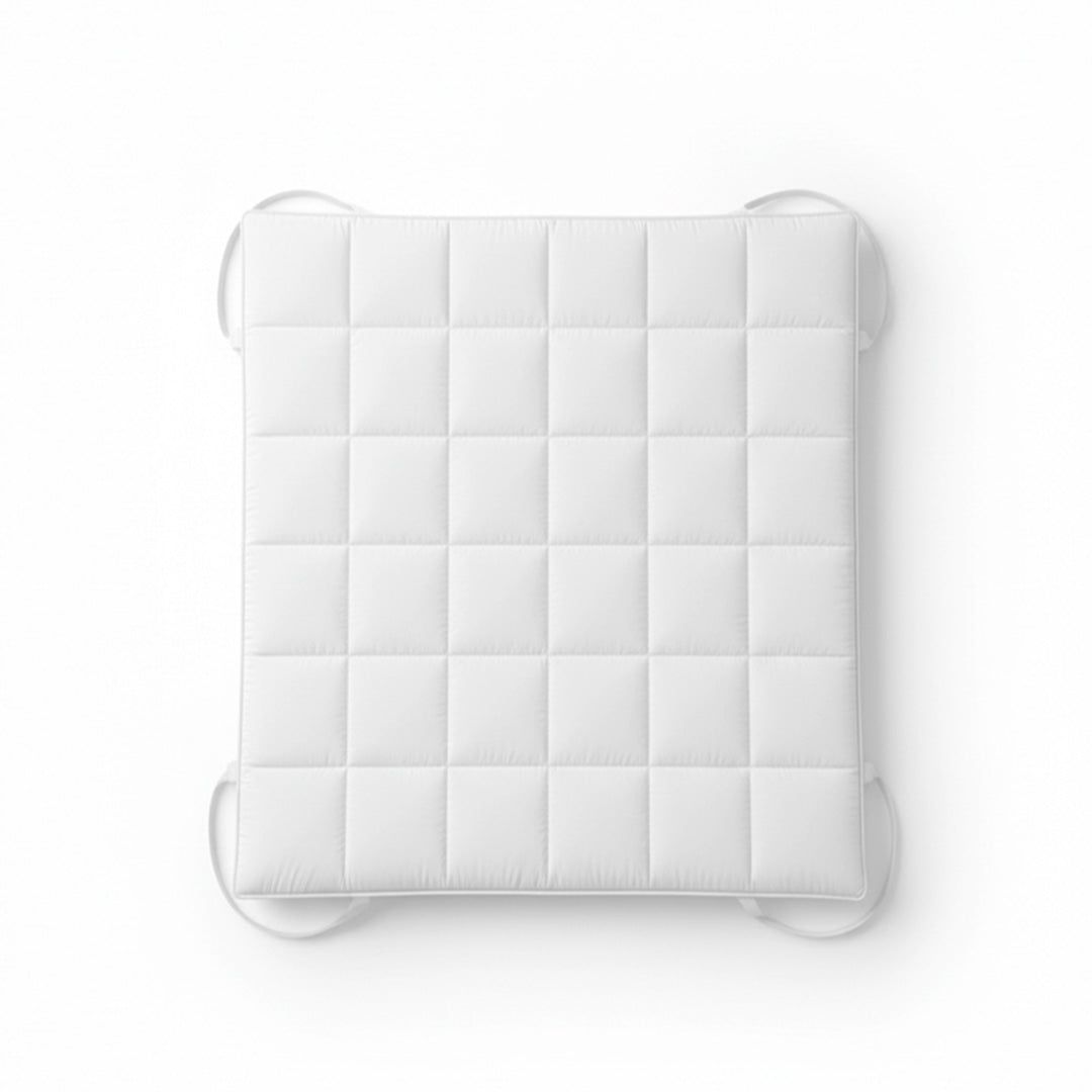 The White Stone Topper 180x200 cm aus 500 g Watte | Gepolsterter Matratzenschoner