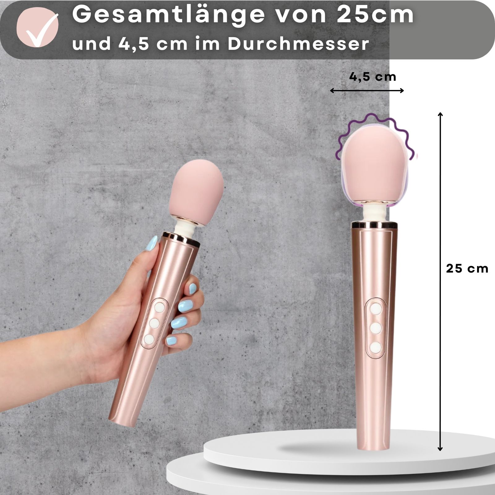 Lovelyness - Massge Stab Vibrator - Rosa