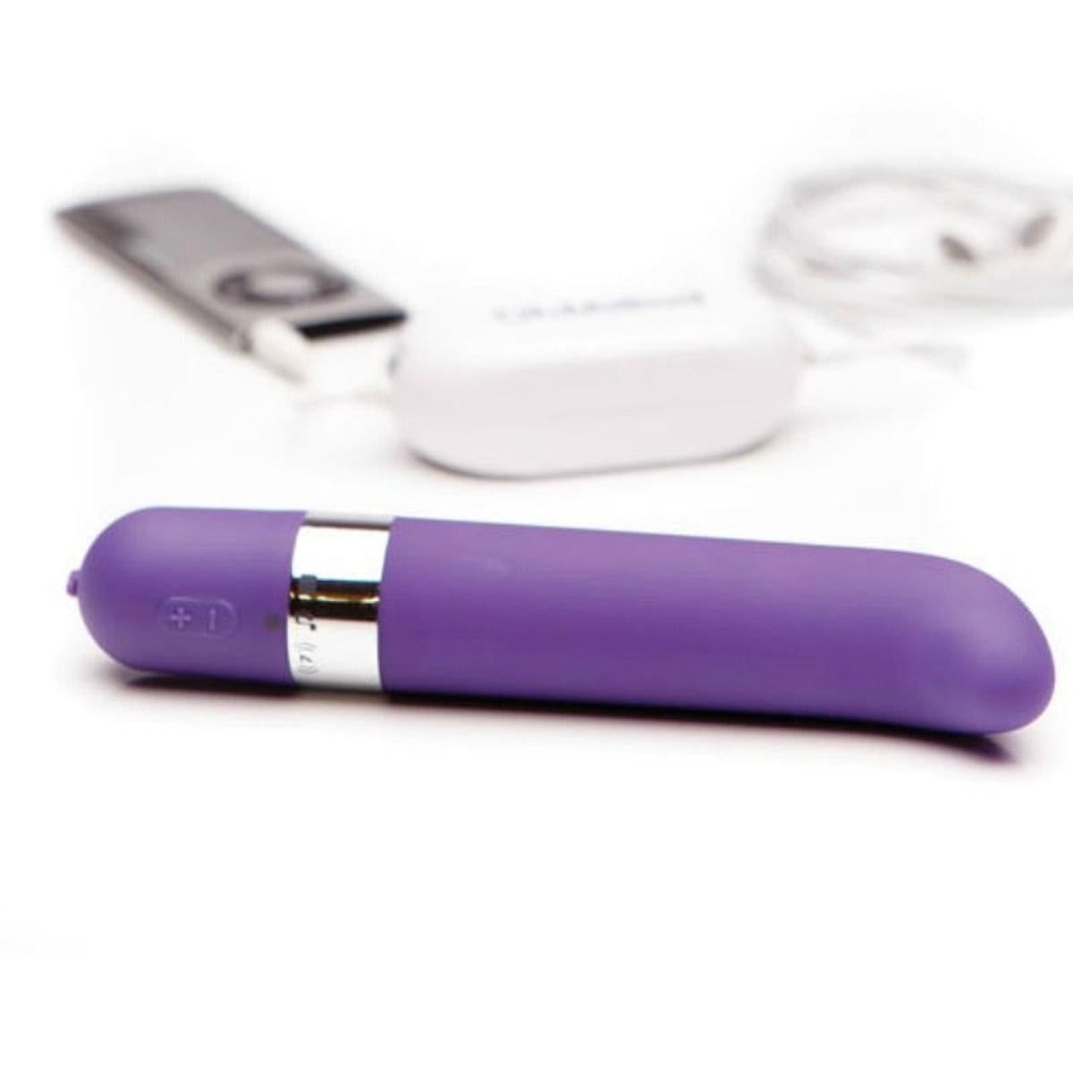 Lila G-Punkt Vibrator "Freestyle G" mit Musikmodus | Kraftvolle und leise Vibrationen | OH MI BOD