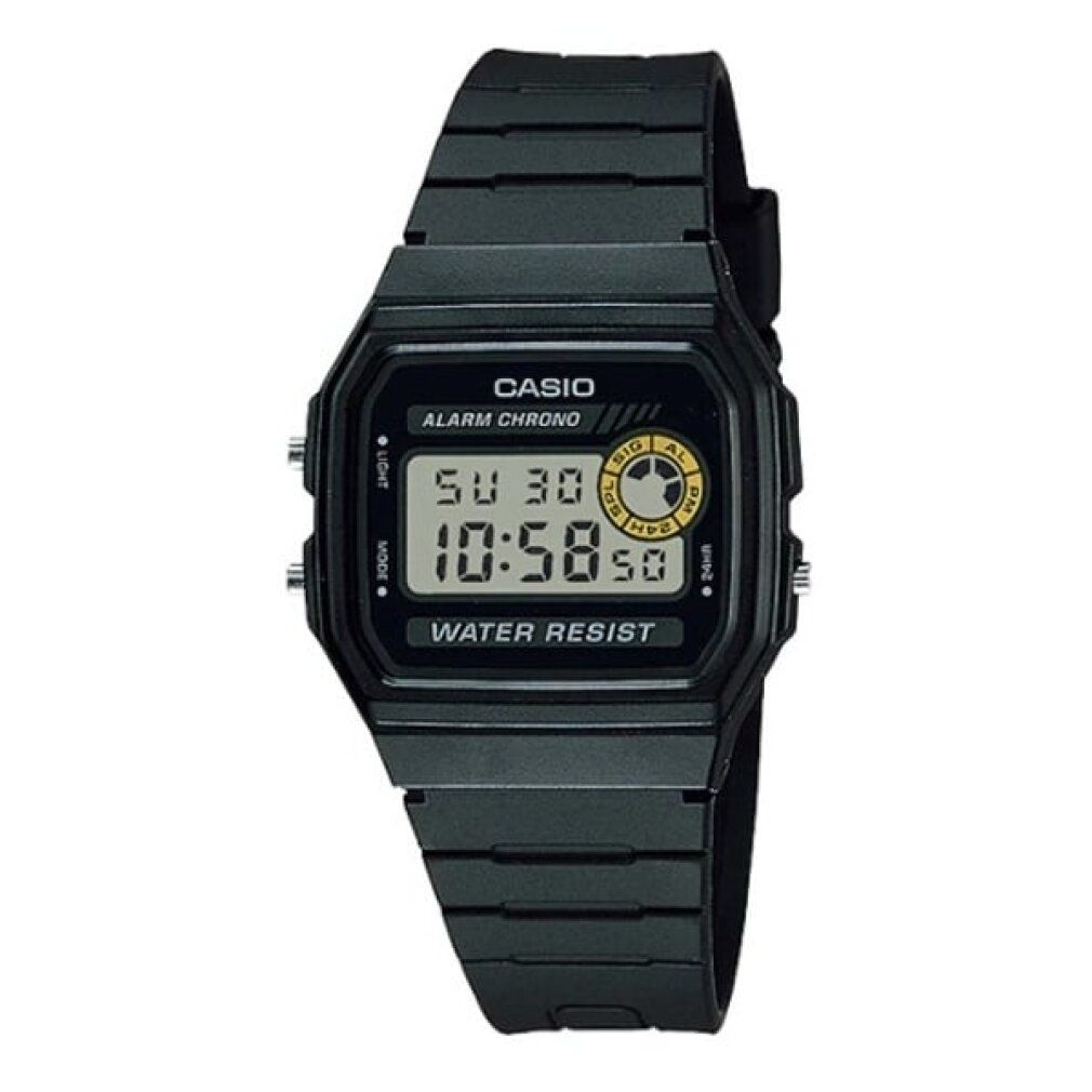 casio Herren-Armbanduhr Digital Quarz mit Kautschukarmband f-94WA