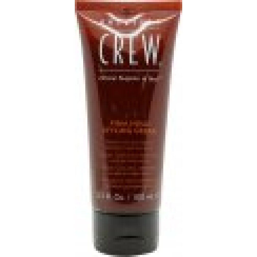 Braune Tube mit schwarzem Deckel. Aufschrift: American Crew, Firm Hold Styling Cream. 3.3 Fl. Oz. / 100 ml.
