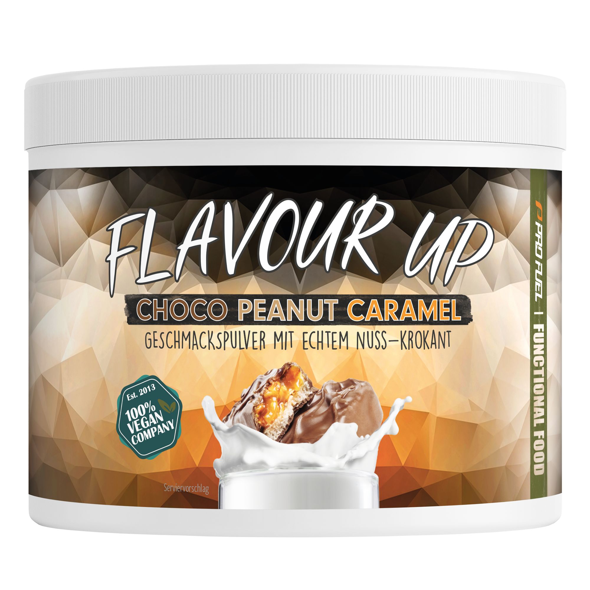 ProFuel - FLAVOUR UP Geschmackspulver - Choco Peanut Caramel - nur 11 kcal pro Portion