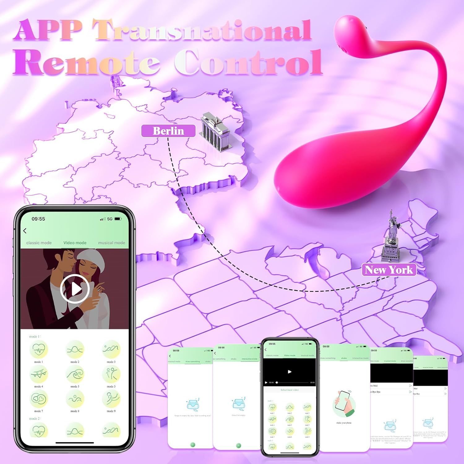 HIVEFUN APP Vibrator Vibro Ei Sex Toys