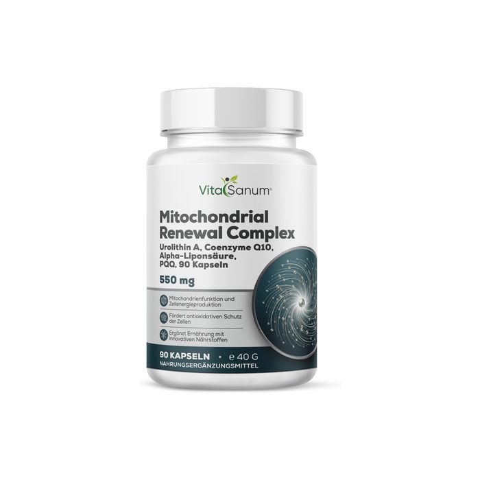 VitaSanum® Mitochondrial Renewal Complex Kapseln, 90 Stück.