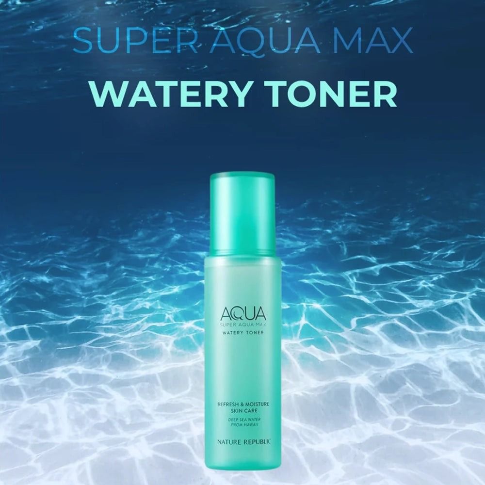 NATURE REPUBLIC Super Aqua Max Watery Refresh & Moisture Face Toner