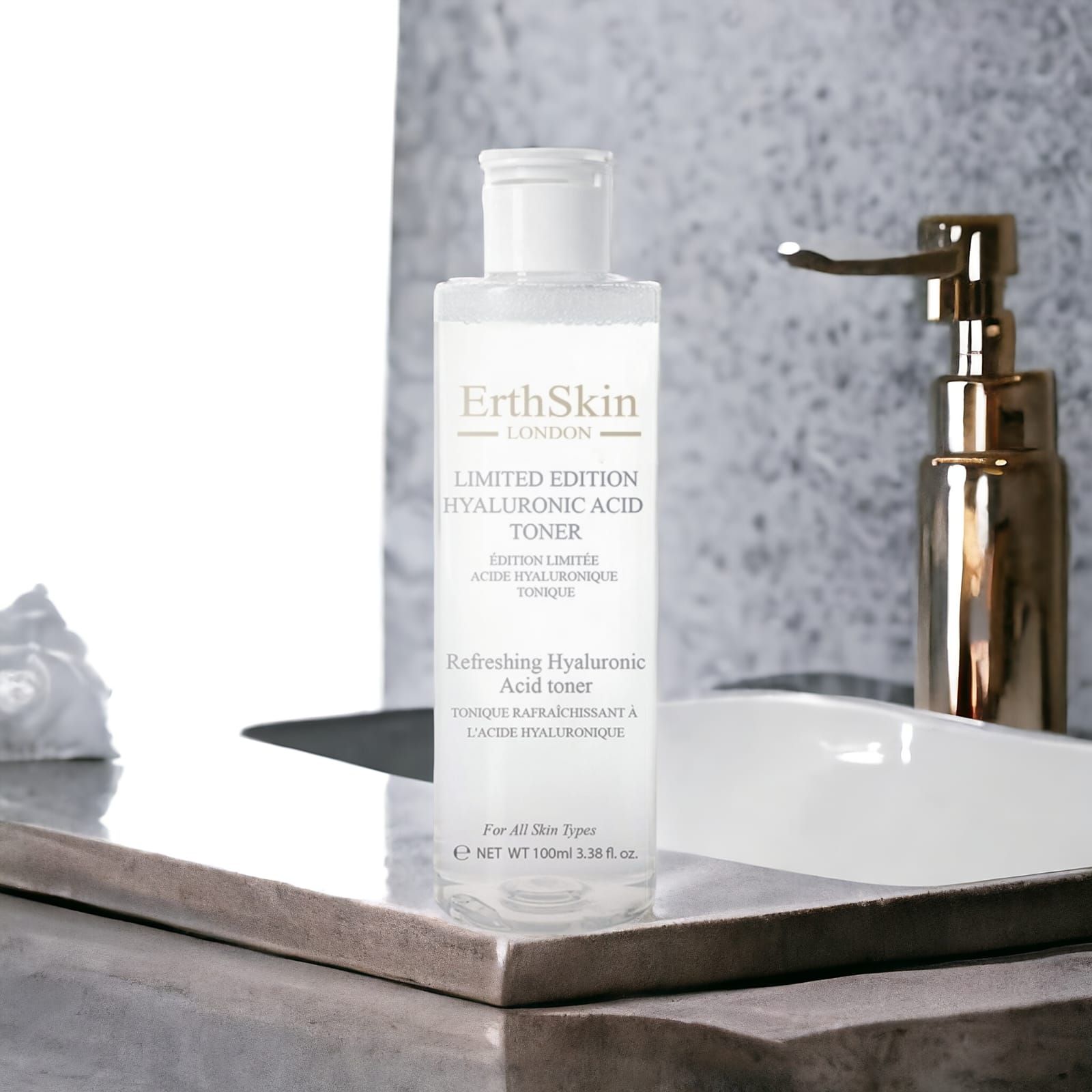 ErthSkin London Erfrischender Hyaluronsäure-Toner in limitierter Auflage