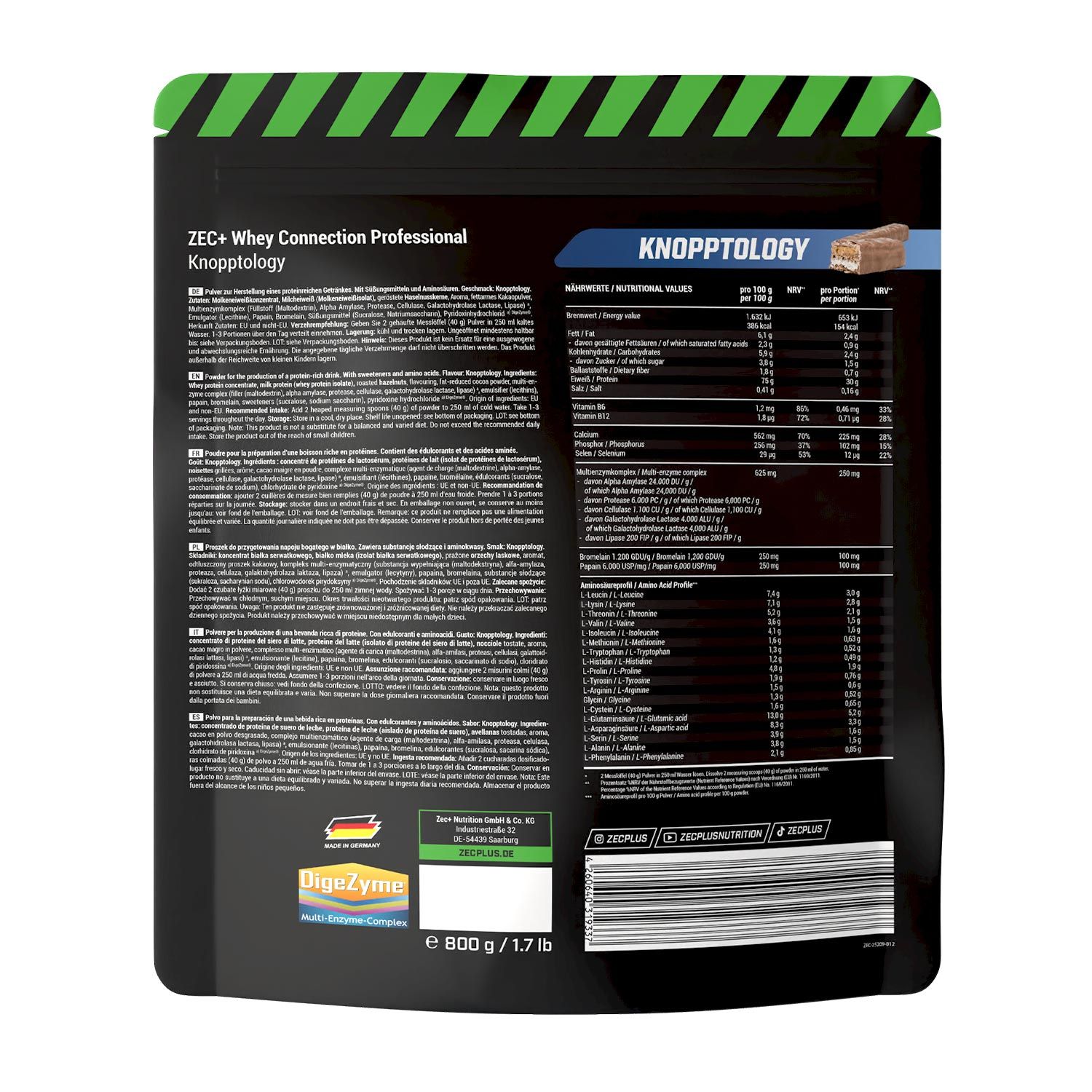 ZEC+ WHEY CONNECTION PROFESSIONAL Knopptology