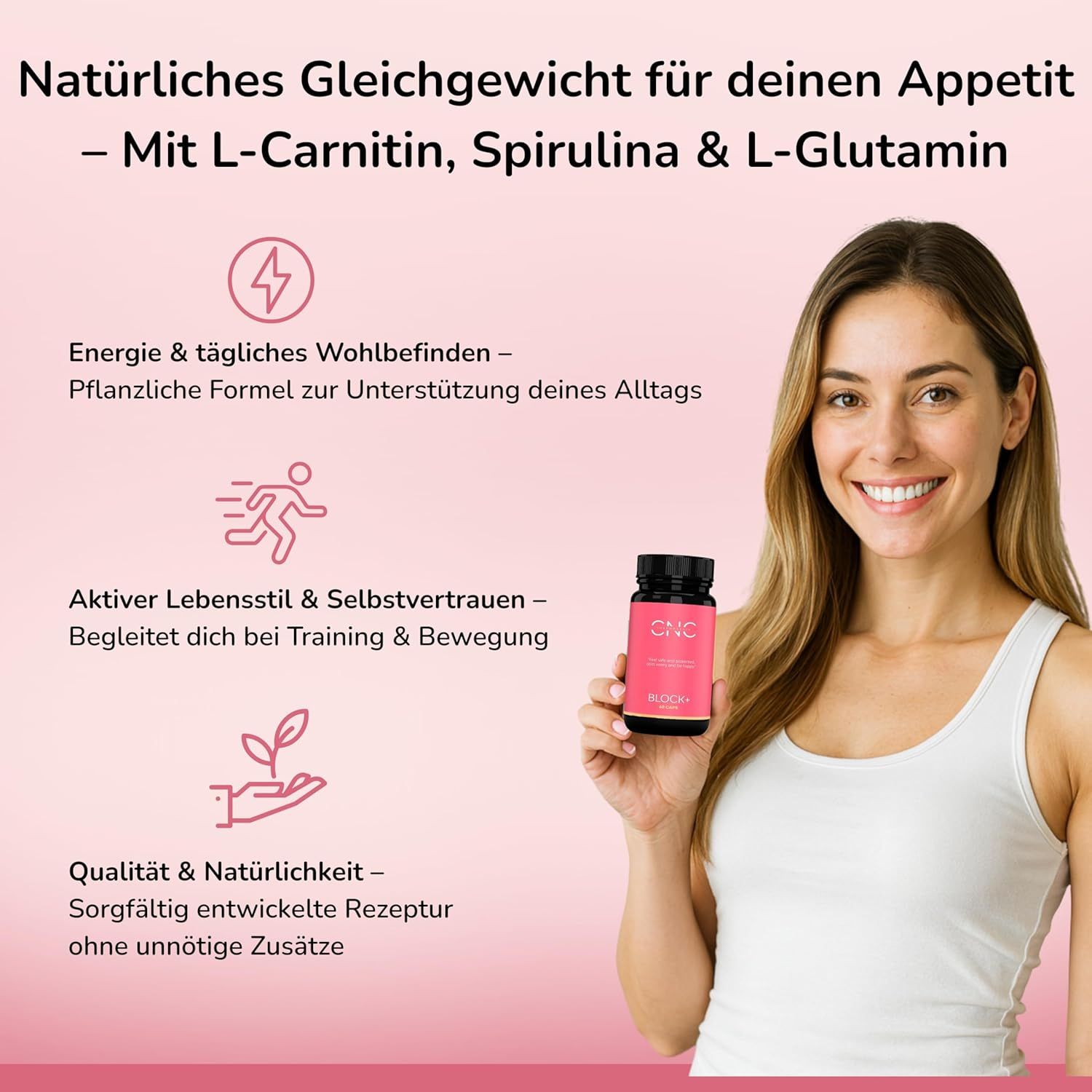 QSTA  Abnehmen Schnell Fettverbrenner QSTA BLOCK+ Kapsel
