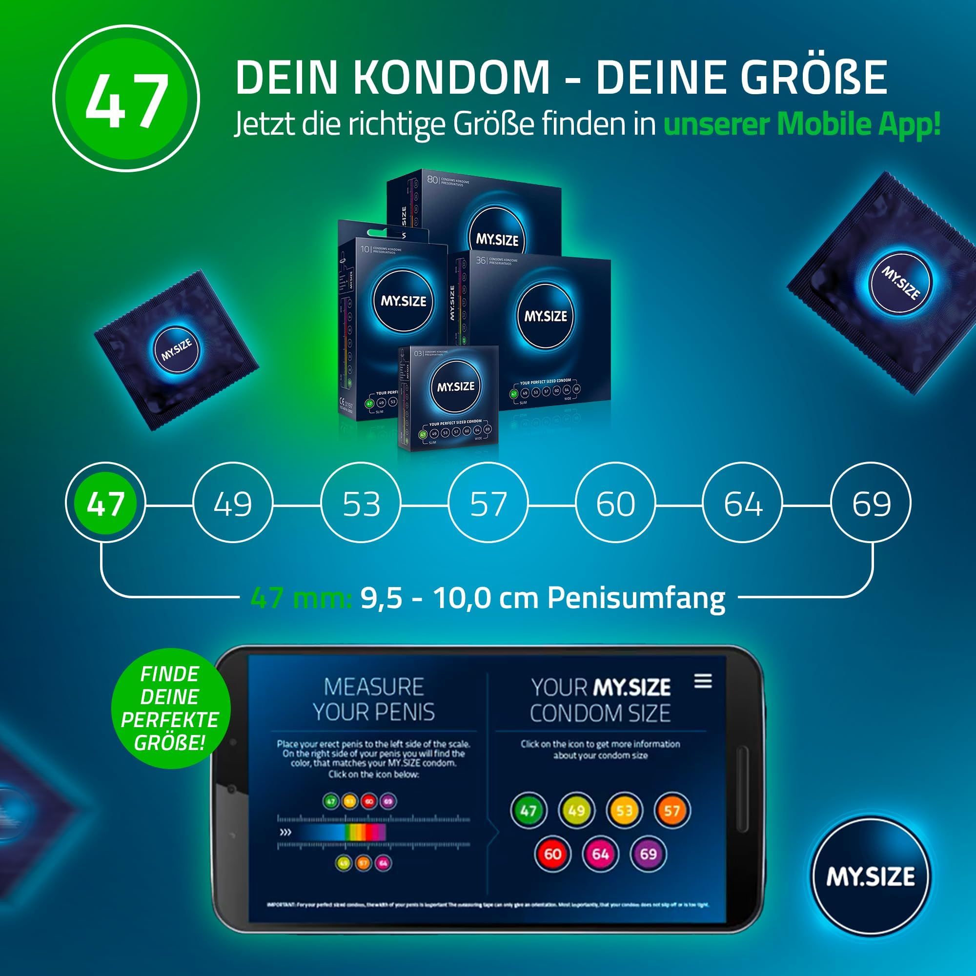 Drei Bundles mit Kondomen und Gleitgel: MIDI (10 Kondome, 100ml Gleitgel), MAXI (35 Kondome, 250ml Gleitgel), MEGA (80 Kondome, 1000ml Gleitgel).