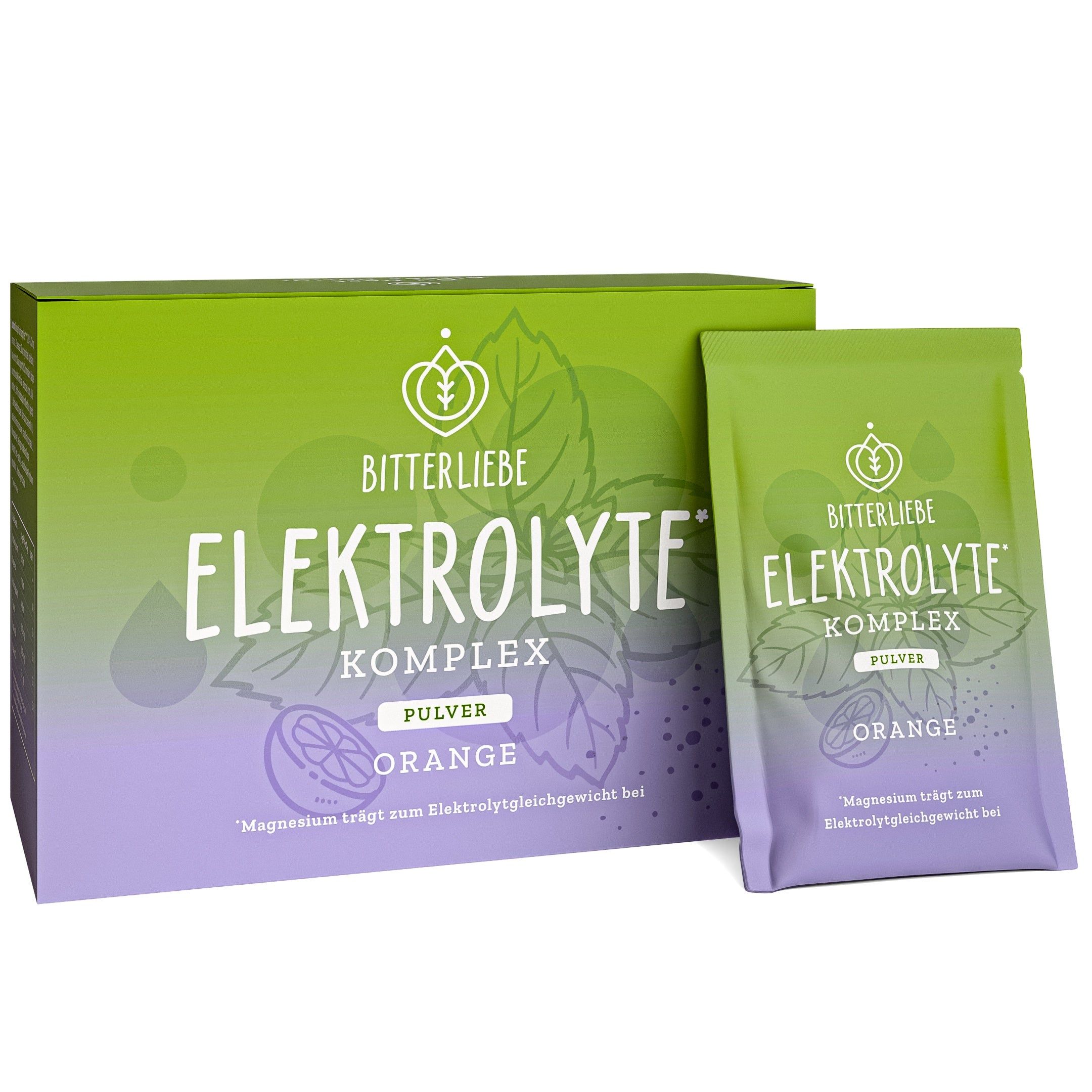BitterLiebe Elektrolyte* Komplex Orange - Elektrolyt Pulver mit Magnesium & Kalium