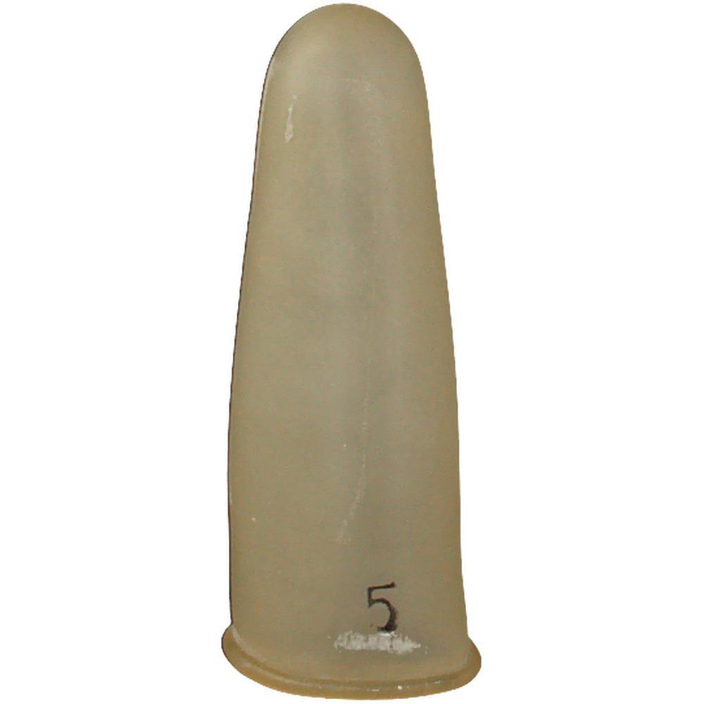 PARAM Fingerlinge Gummi transparent Größe 5