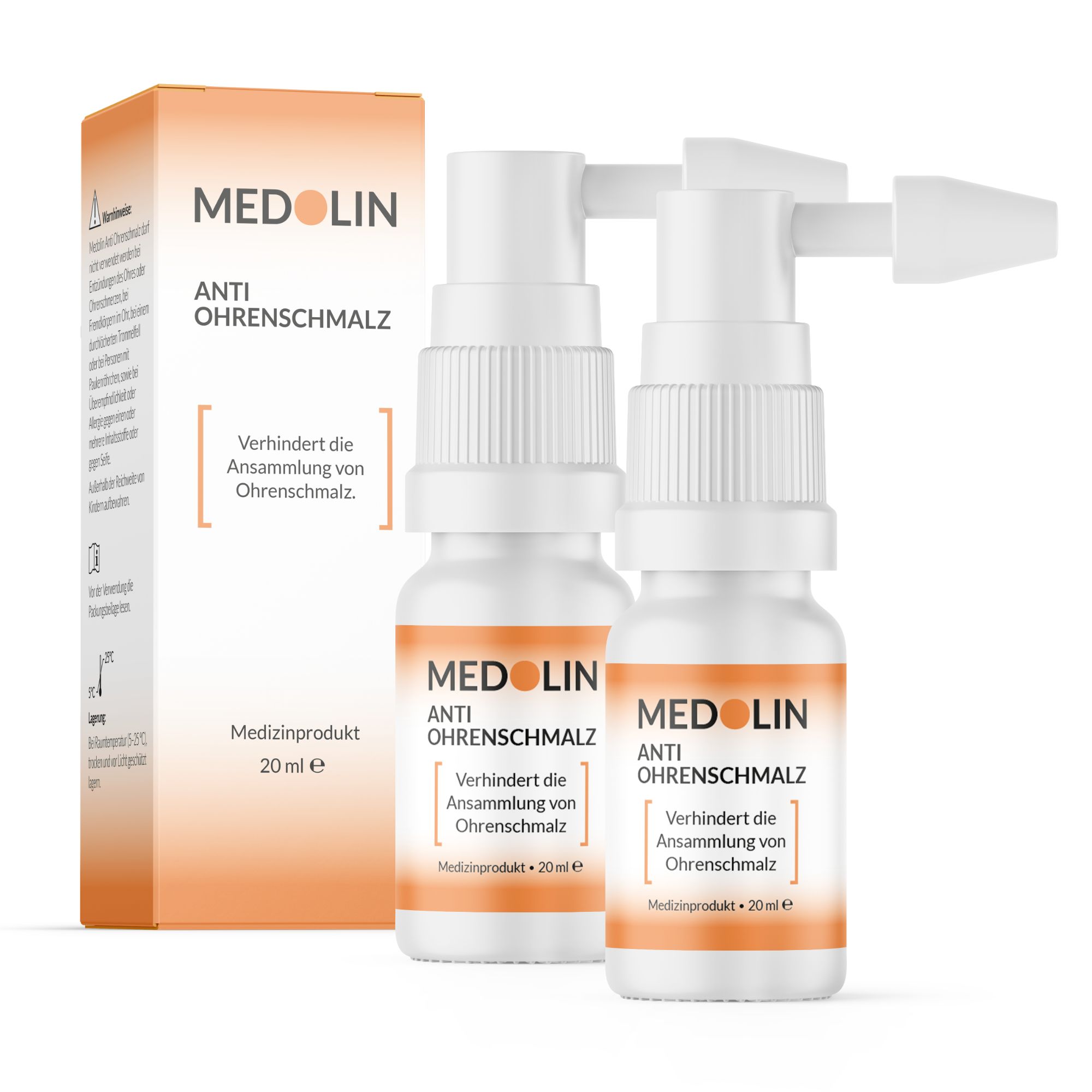Medolin® Anti Ohrenschmalz 2er Set