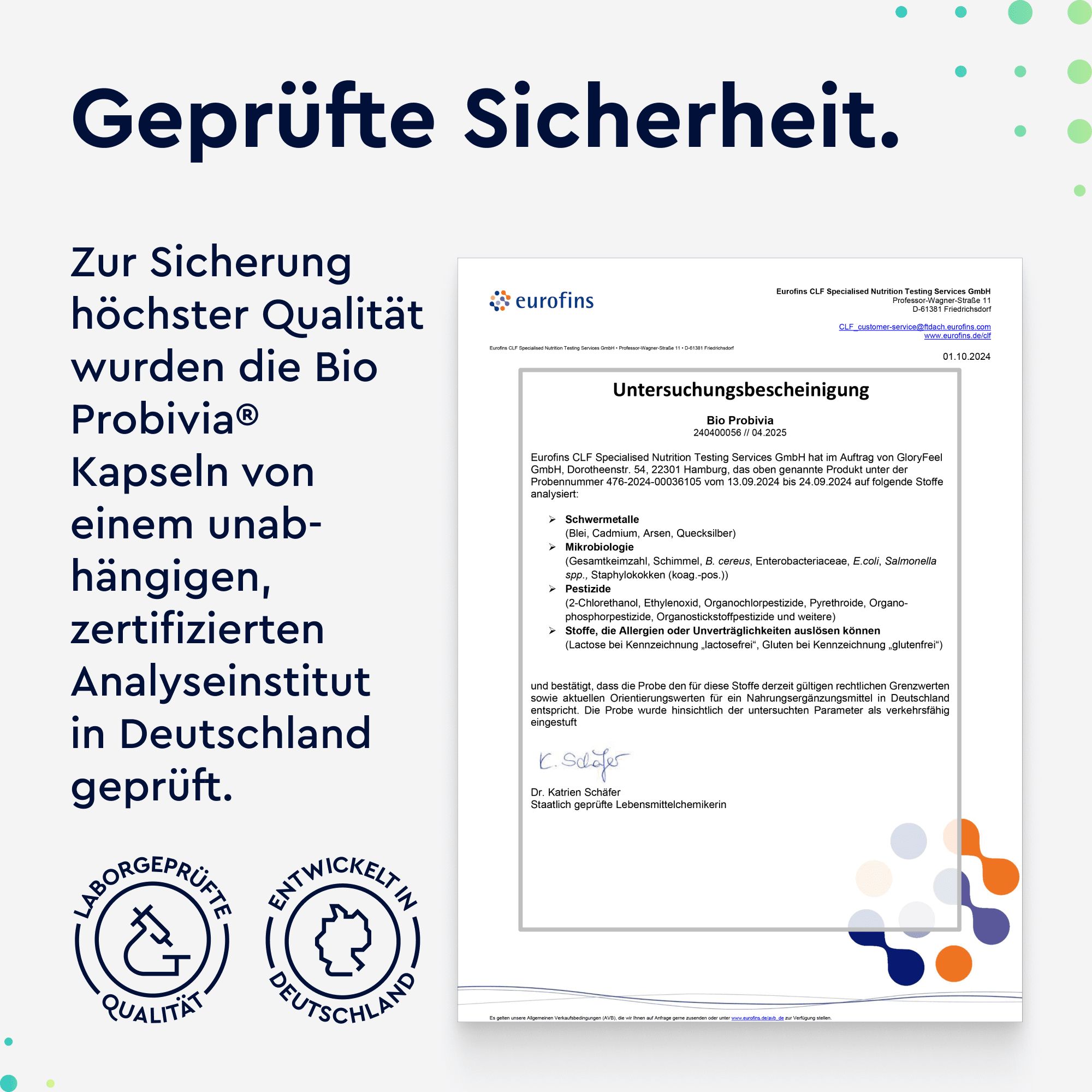 gloryfeel® Bio Probivia Bakterienkulturen Kapseln