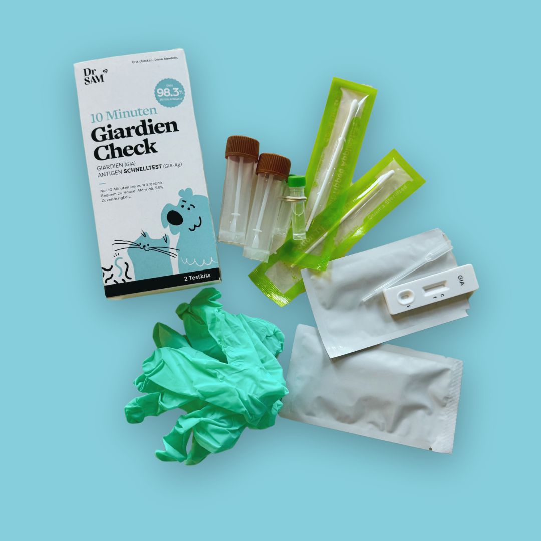Dr. SAM 10 Minuten Giardien Check - Antigen Selbsttest 2er Set