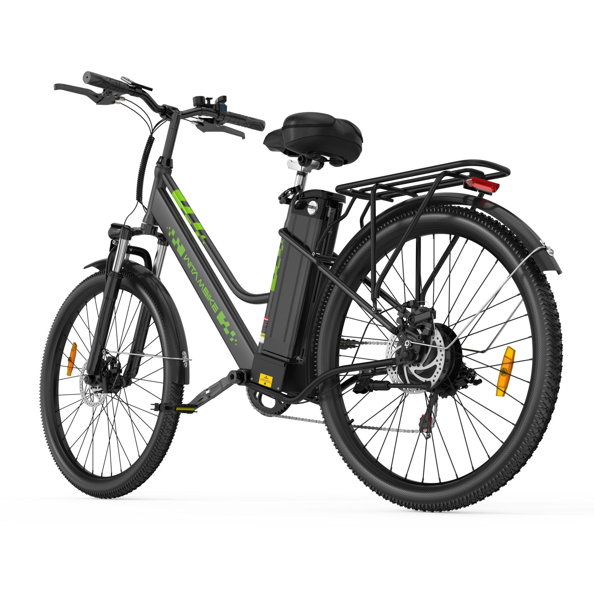 WITAMBIKE C26 E-Bike für Pendler, 36V 15Ah herausnehmbarer Akku