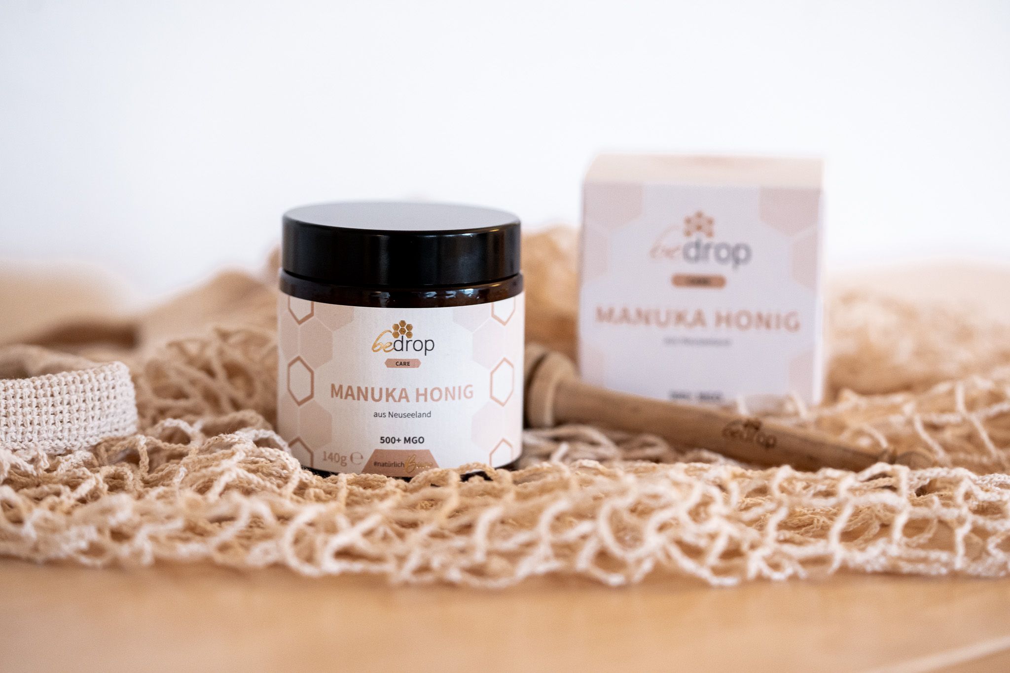 bedrop Vorteilsset: Manuka Honig mit MGO 500+ (zertifiziert) im 3er Set