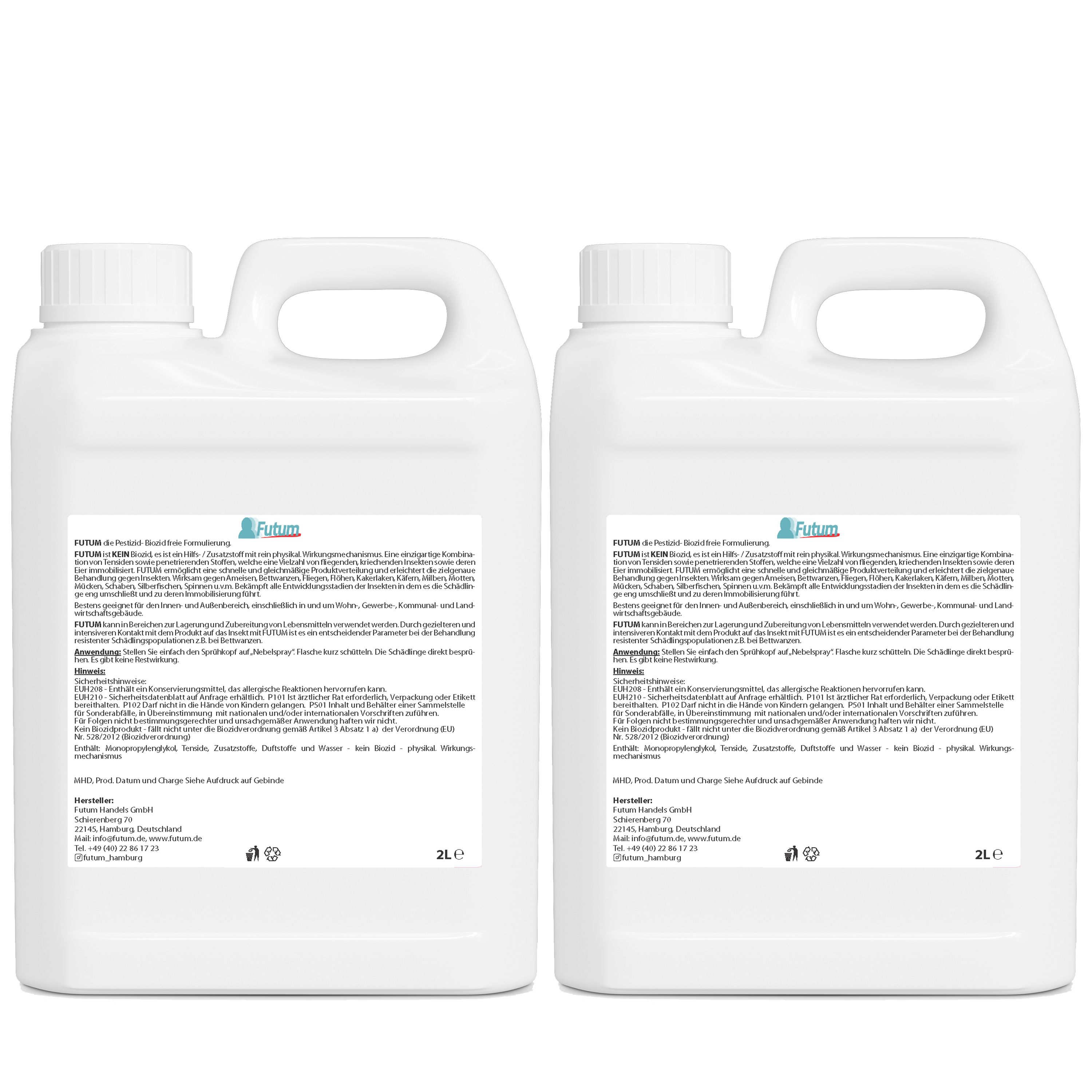 FUTUM 2x2L Milben- / Spinnenspray