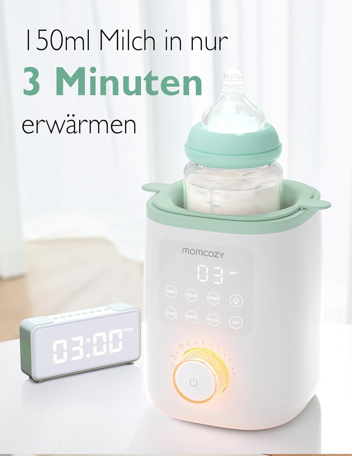 Momcozy  Nutri Flaschenwärmer Baby