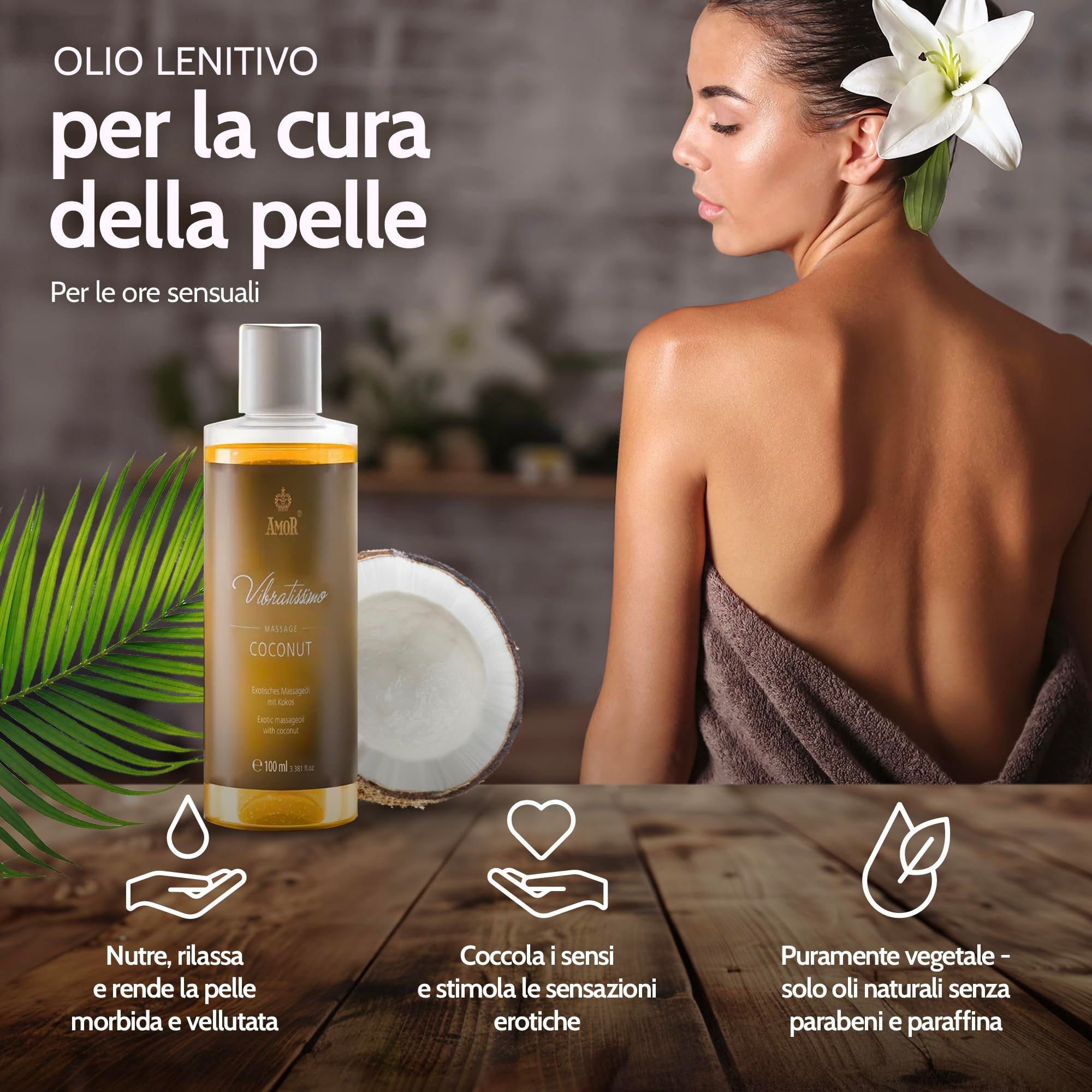 Vibratissimo Massageöl Coconut
