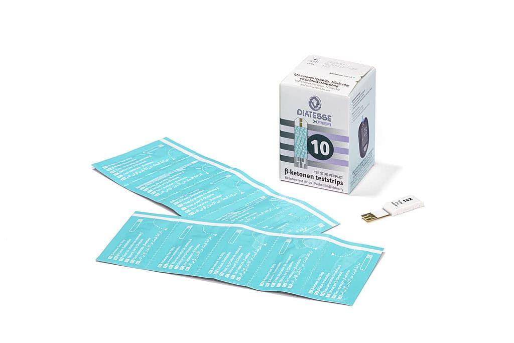 Diatesse XPER Ketonmessgerät Starter-Set - für Zuhause - Schnellergebnis - mmol/l