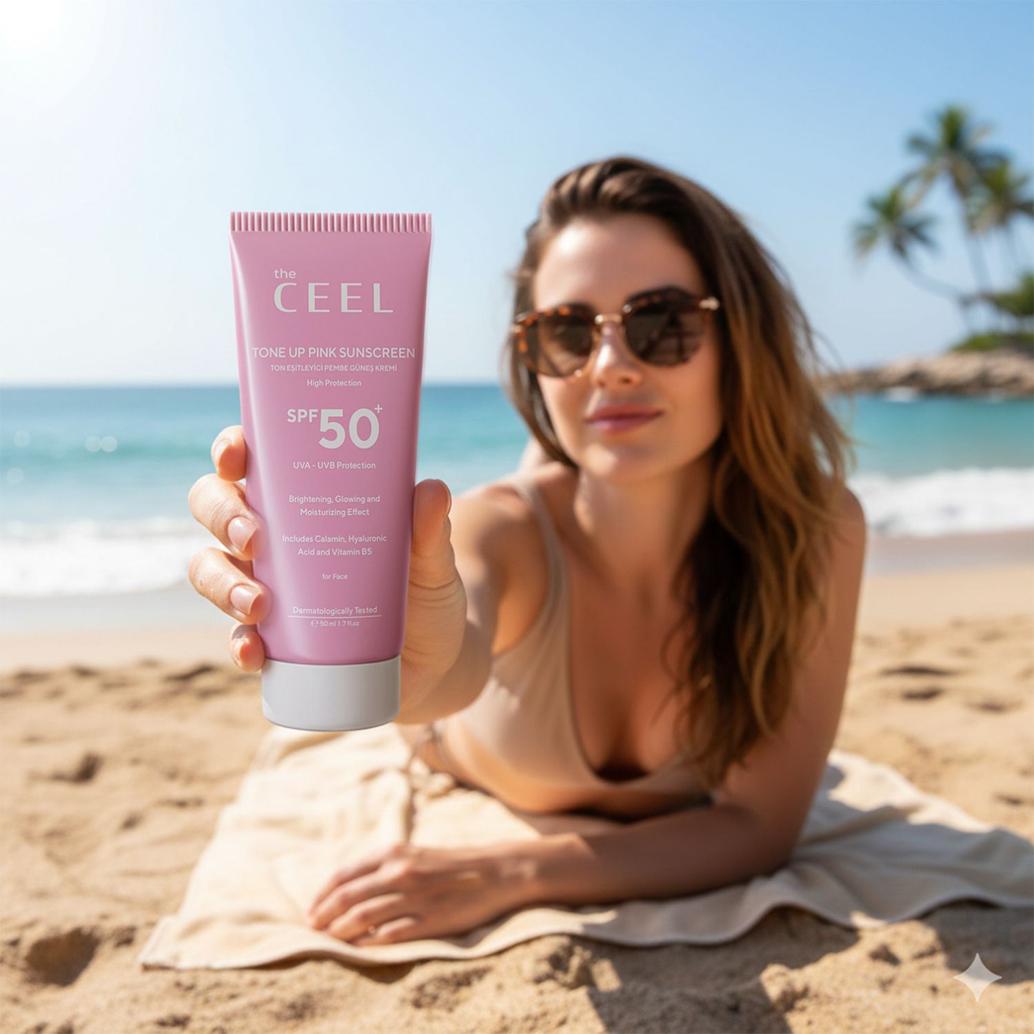 THE CEEL Ausgleichender Sonnencreme SPF 50+
