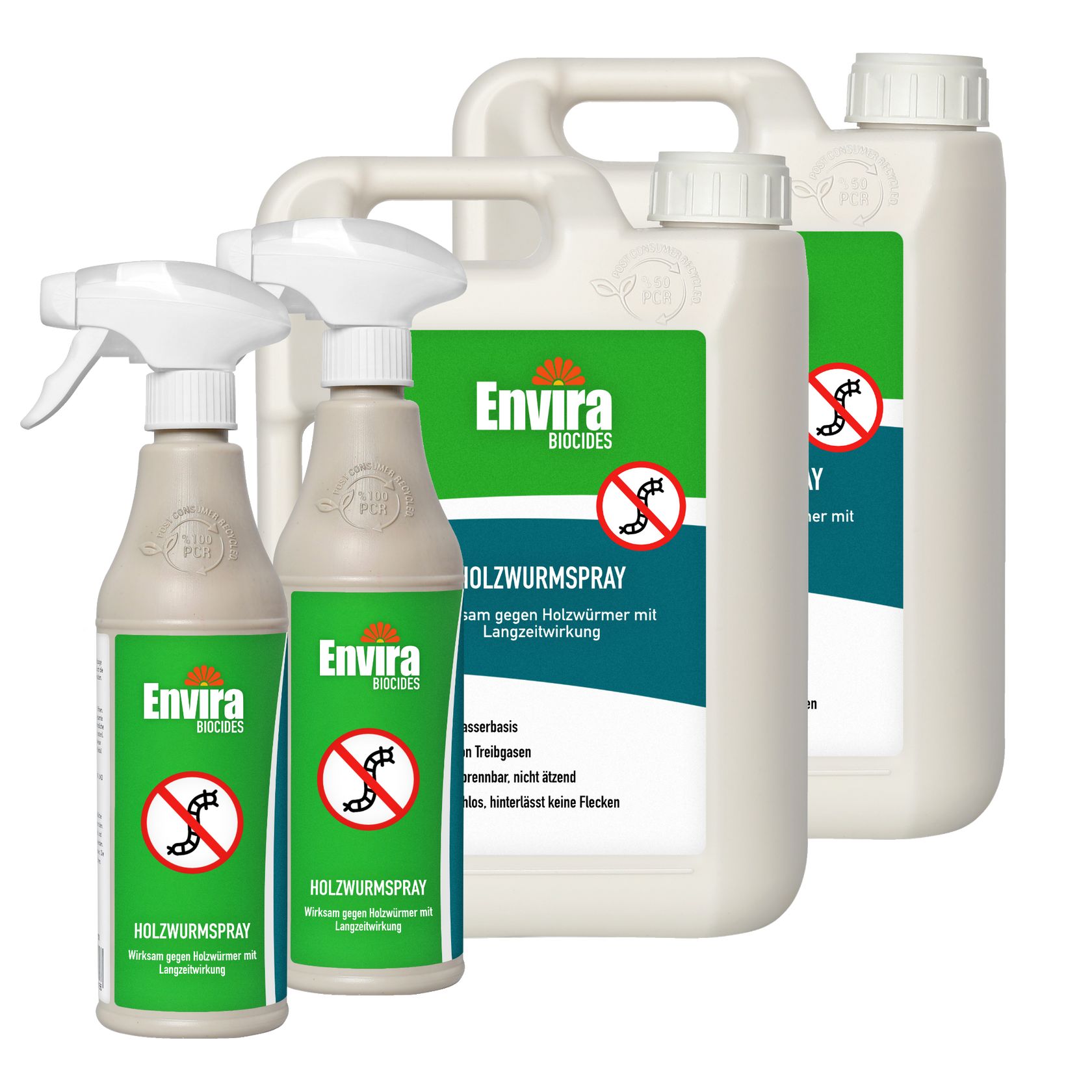 Envira Holzwurmspray im Nachfüllpack