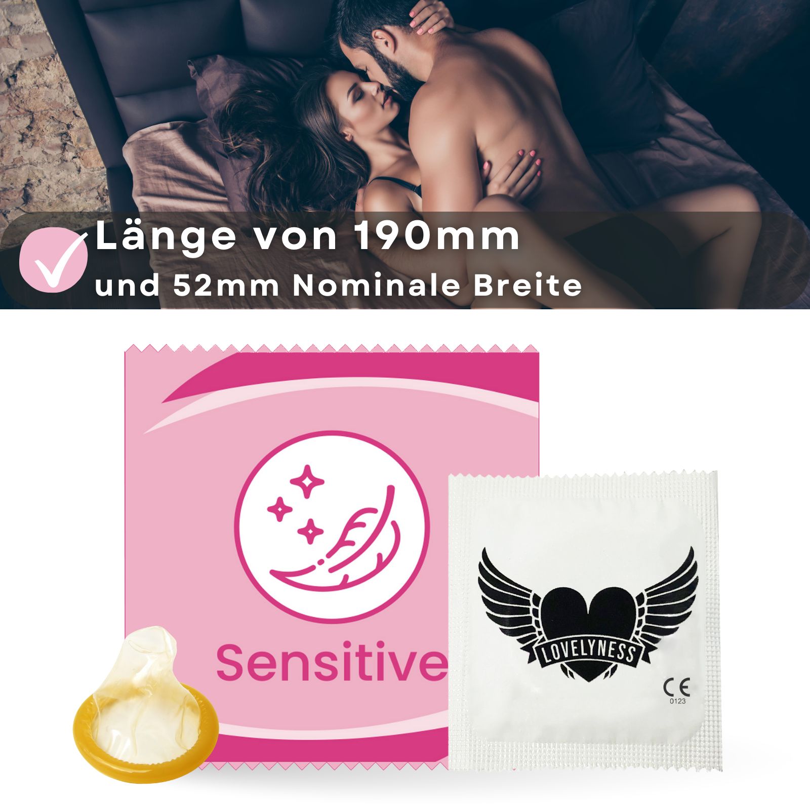 Lovelyness - Kondome Sensitiv Gefühlsecht extra Dünn