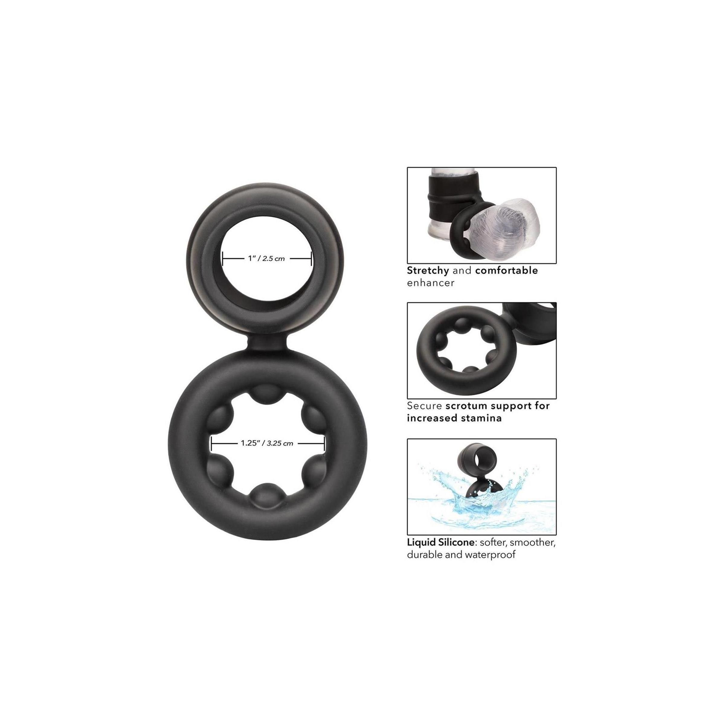 California exotics alpha dual magnum ring black 1 St - Shop Apotheke