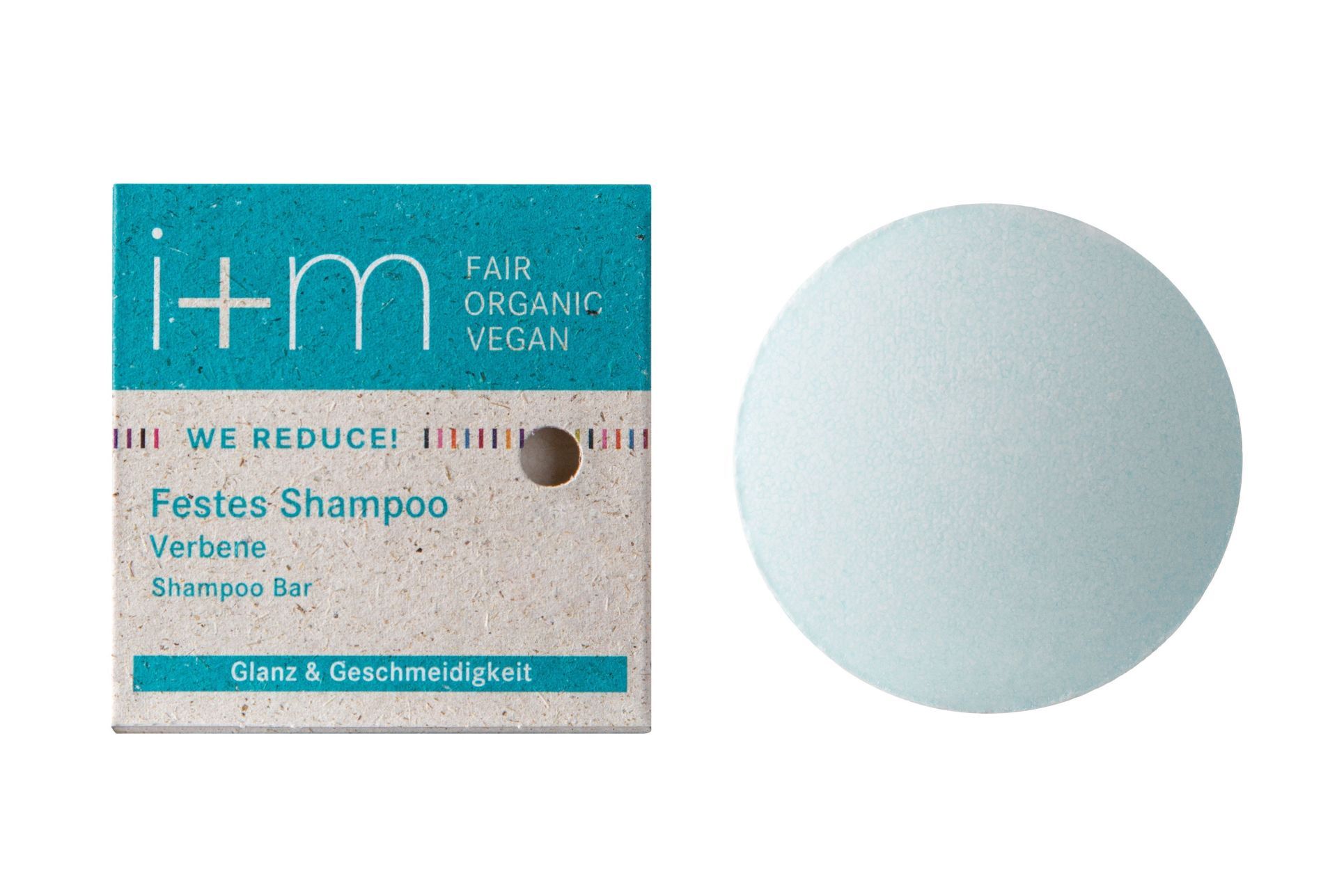 i+m Naturkosmetik WE REDUCE Festes Shampoo Verbene