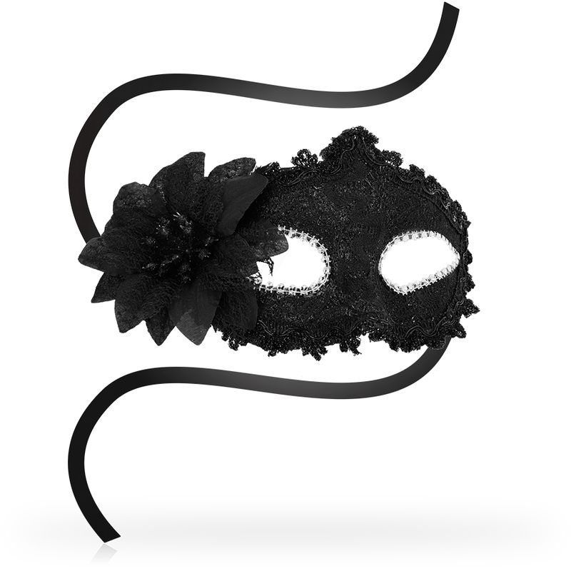 Ohmama - Antizaz-masken Seitliche Blume Im Venezianischen Stil -