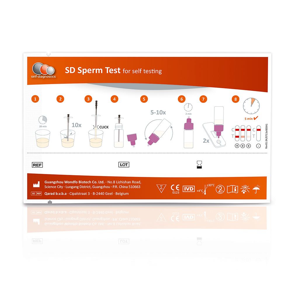 self-diagnostics Sperma Test - Fruchtbarkeitstest für Männer