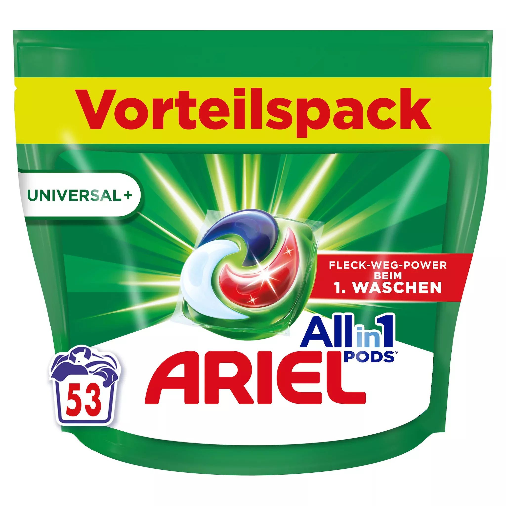 Ariel All-in-1 Pods Flüssigwaschmittel-Kapseln 53 Waschladungen