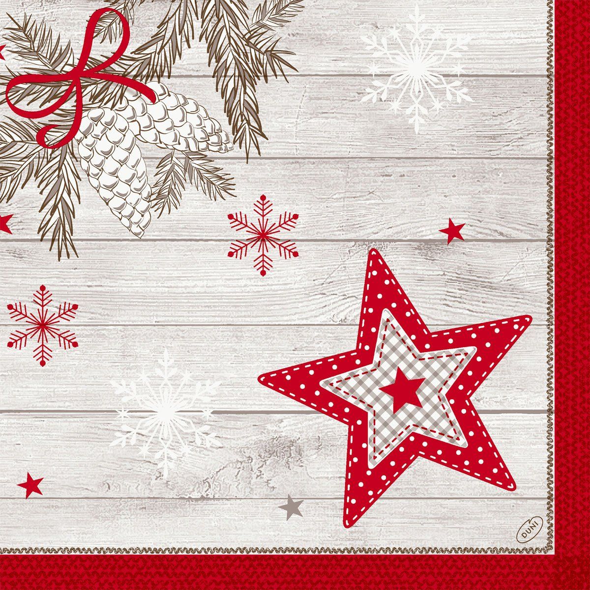 Dunilin Servietten 40x40 Cozy Winter