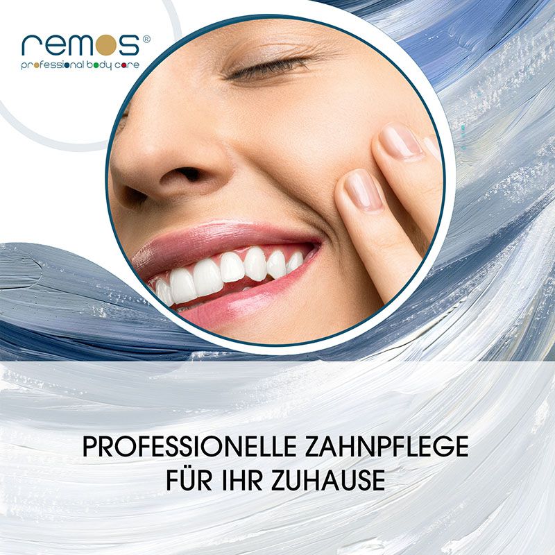 REMOS Zahnverfärbungsradierer mit Plaqueentferner & Dentalspiegel Set