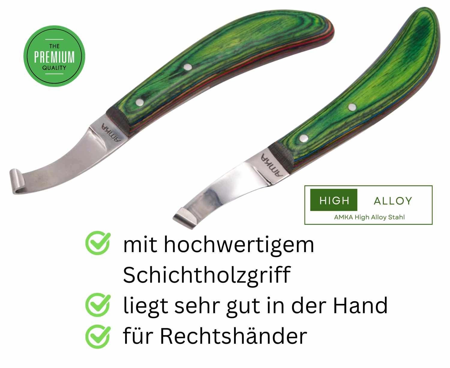 AMKA PRO HAS Hufmesser rechtsschneidend