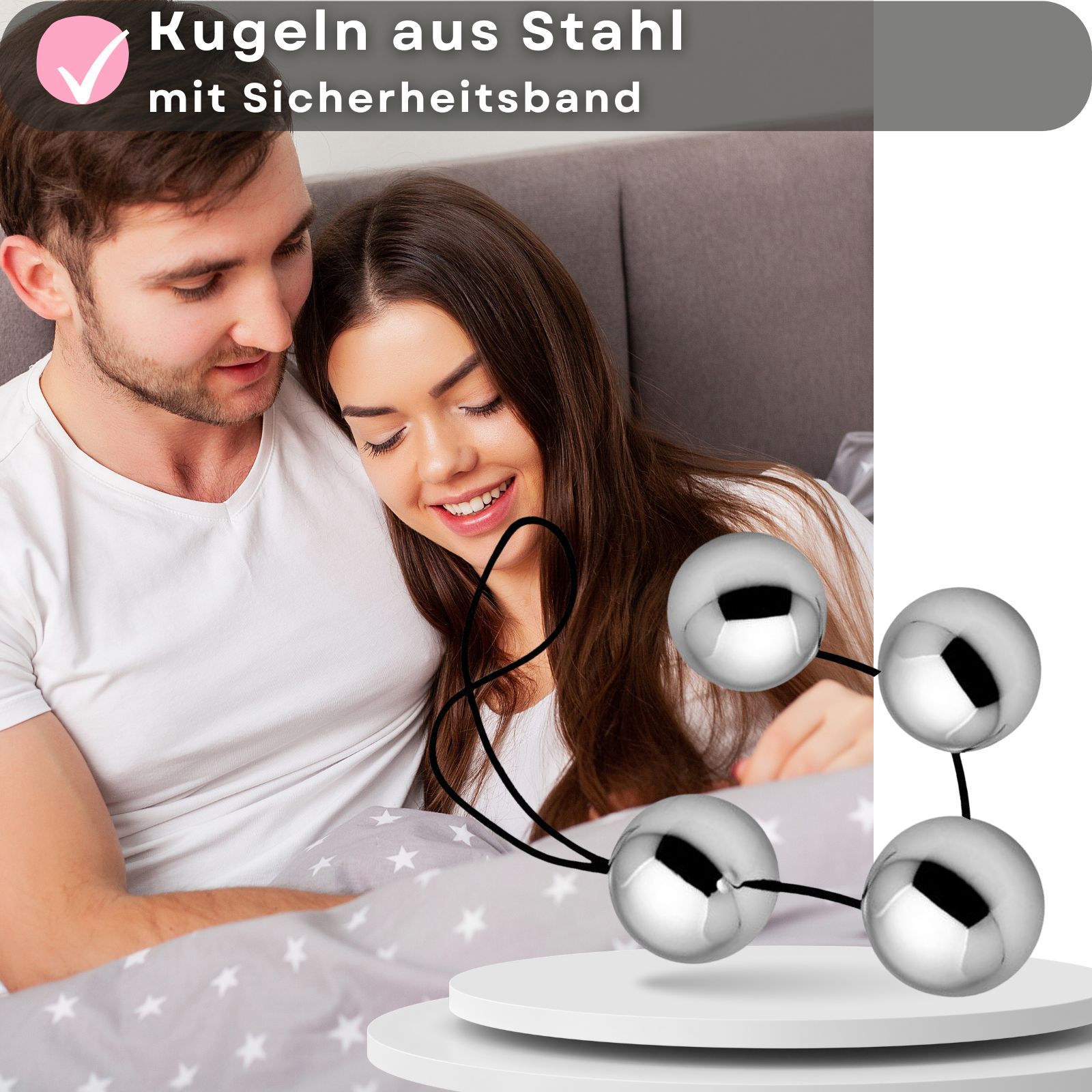 Liebeskugeln aus Metall 2cm 100g - Lovelyness