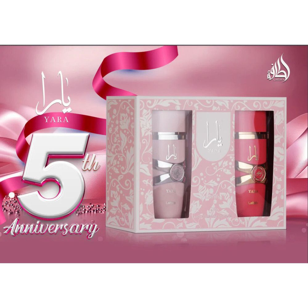 Lattafa - Eau de Parfum Geschenkset Yara & Yara Candy 5th Anniversary Edition