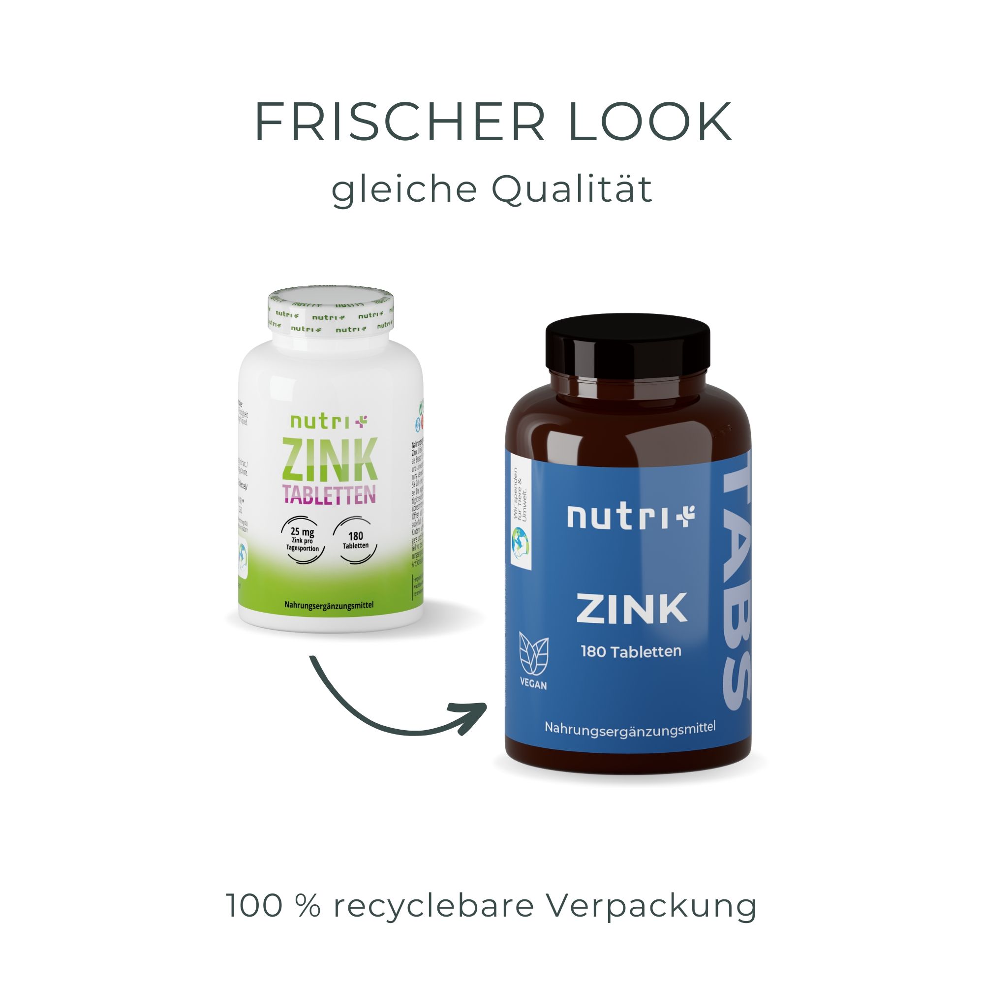 nutri+ Zink Tabletten 25 mg - 360 Stück