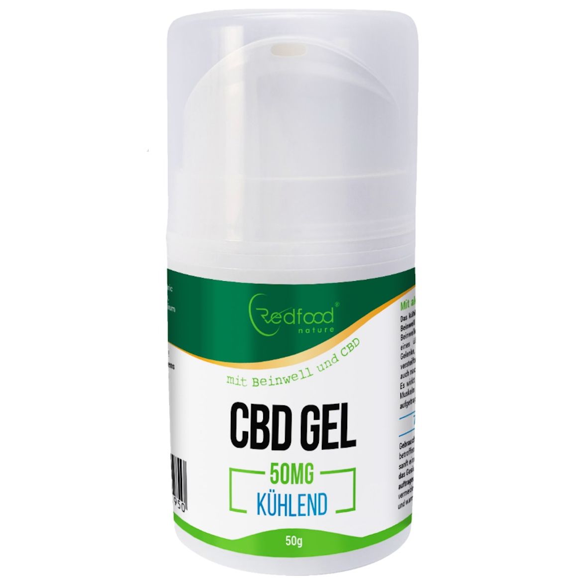 Redfood® Cannabis CBD Gel kühlend