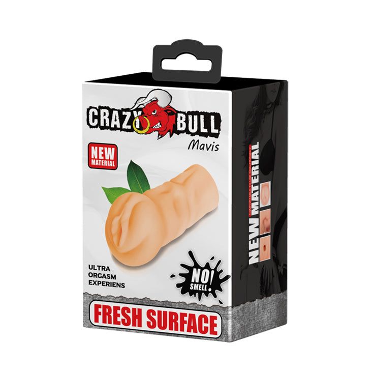 Verpackung des Produkts Crazy Bull. Produktabbildung. Text: NEW MATERIAL, FRESH SURFACE, NO SMELL.