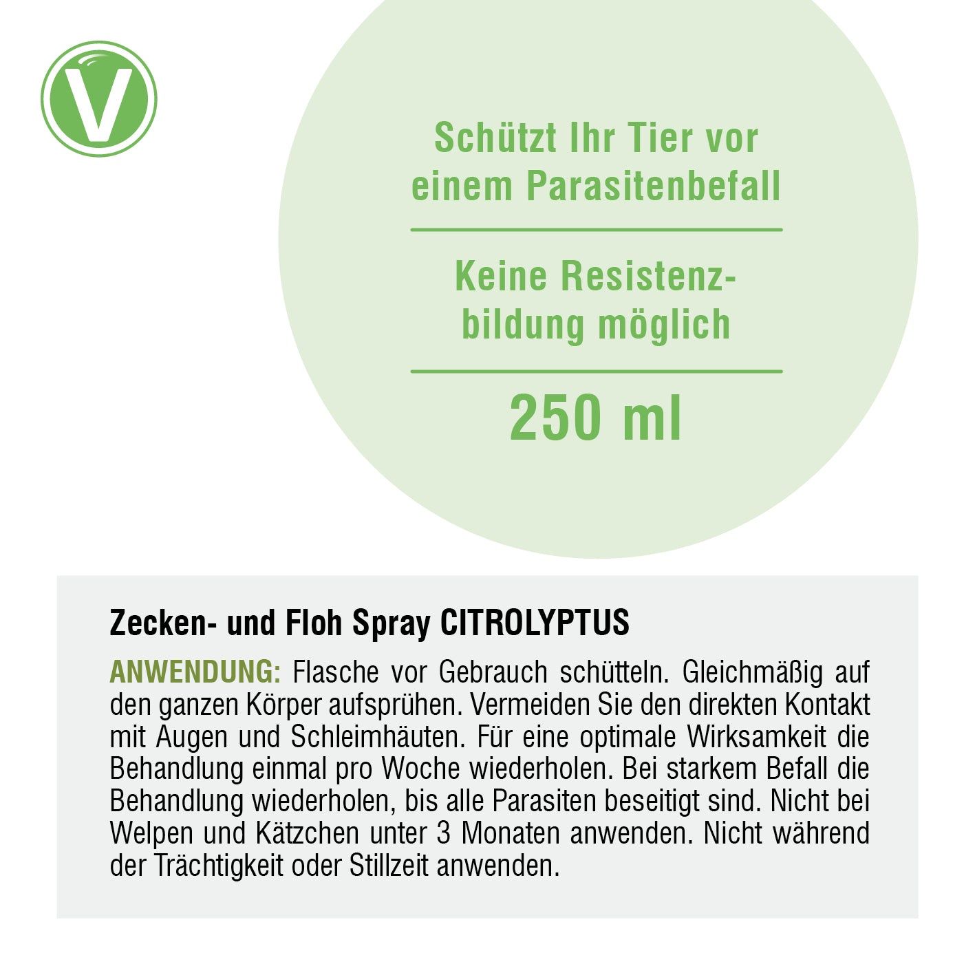 Vetlando Citrolyptus Zecken- & Flohspray