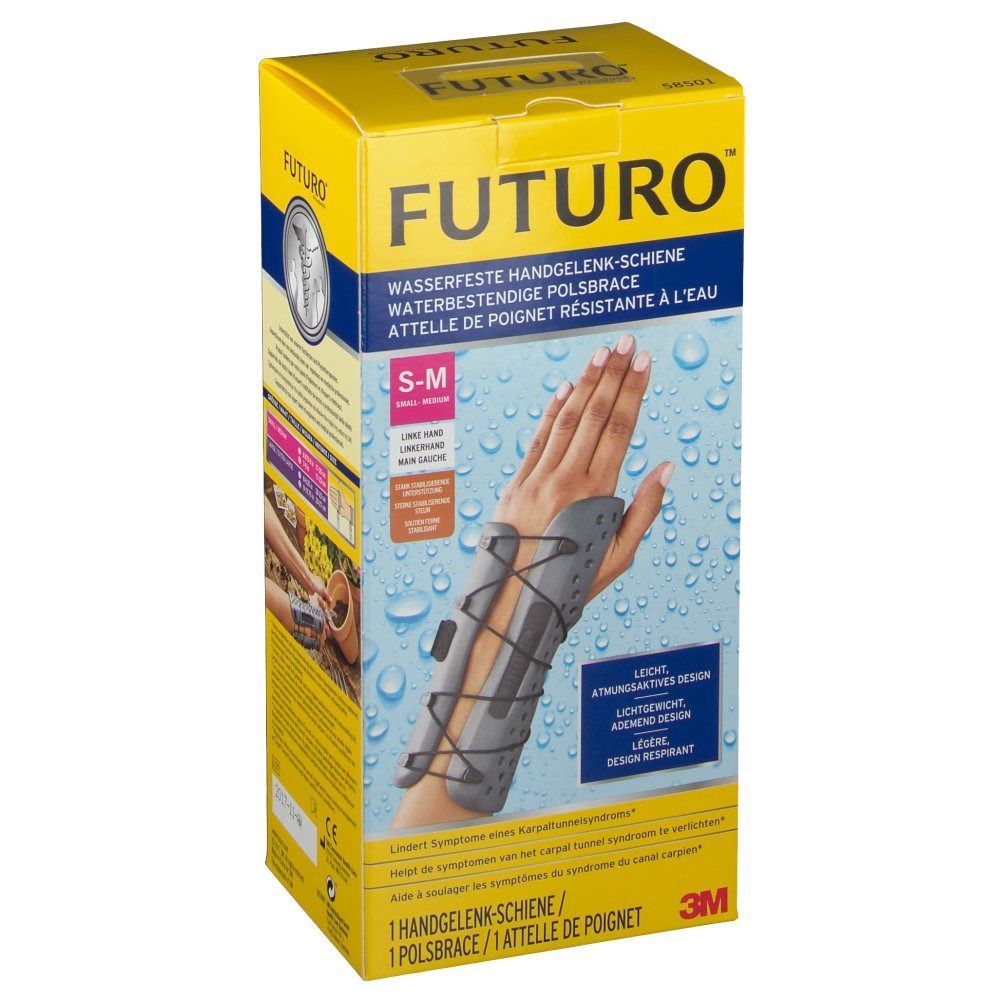 FUTURO wasserfeste Handgelenk-Schiene links S-M