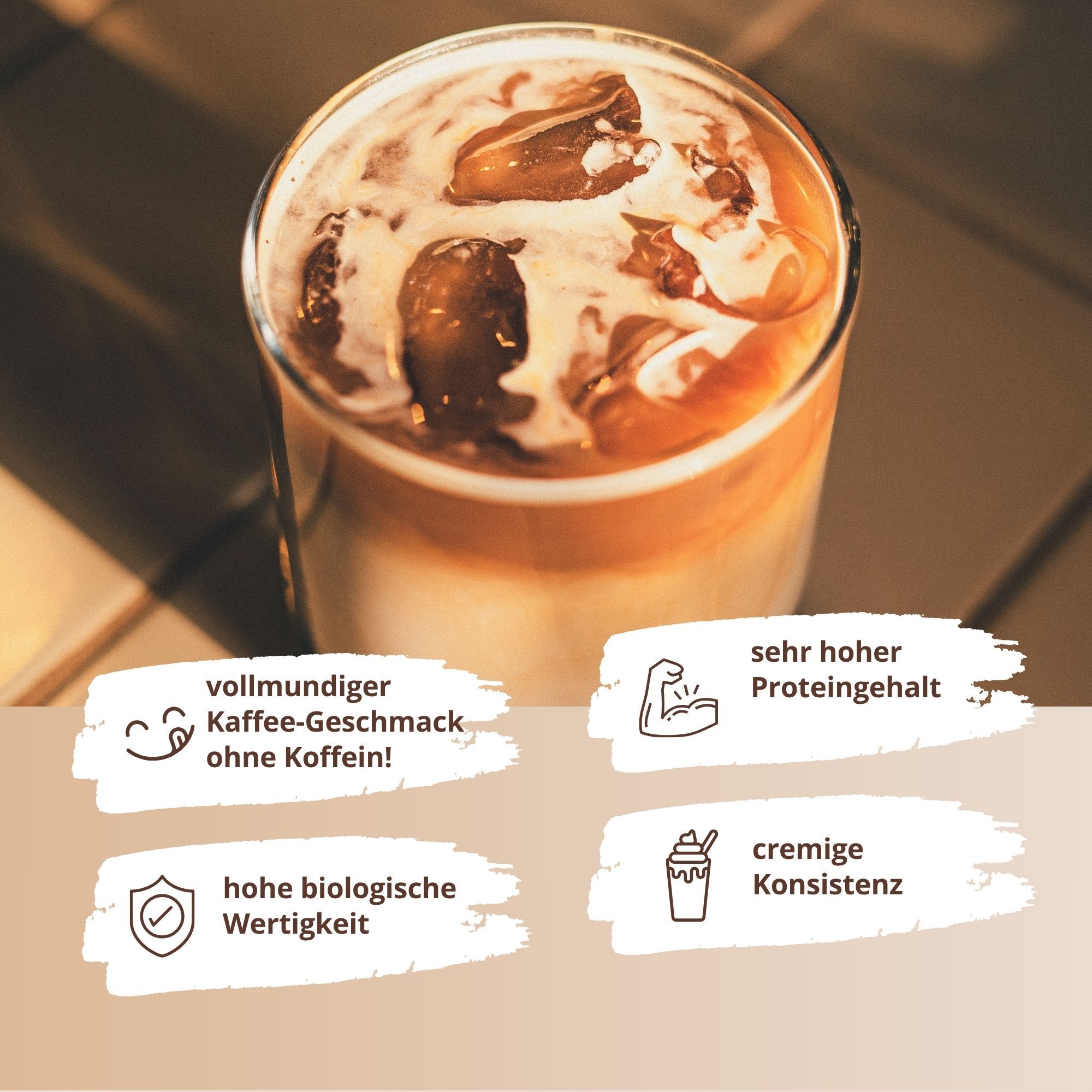 nutri+ Vheypresso Proteinkaffee Iced Vanilla Vegan DECAF
