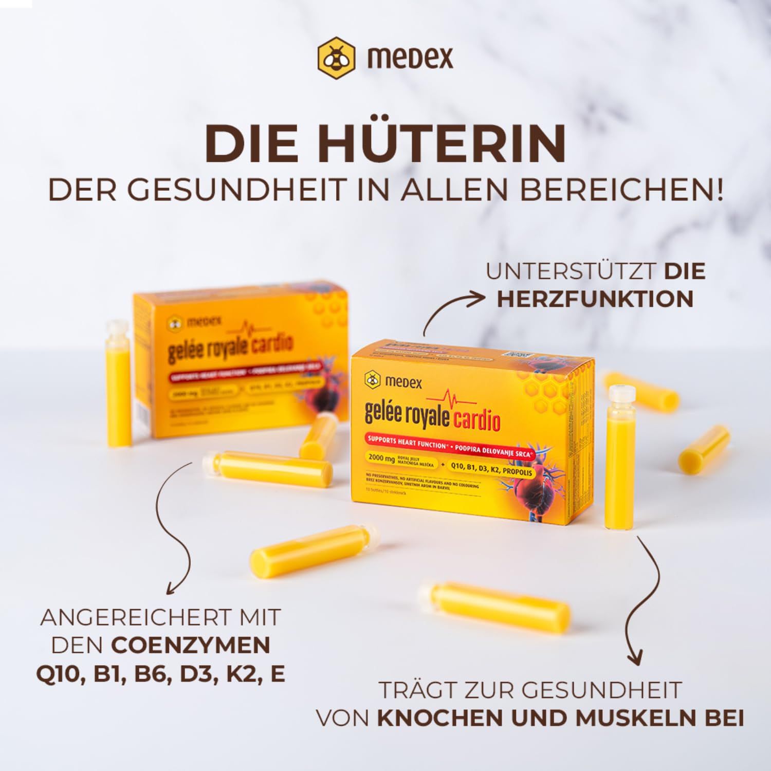 Medex Gelée Royale Cardio Ampullen