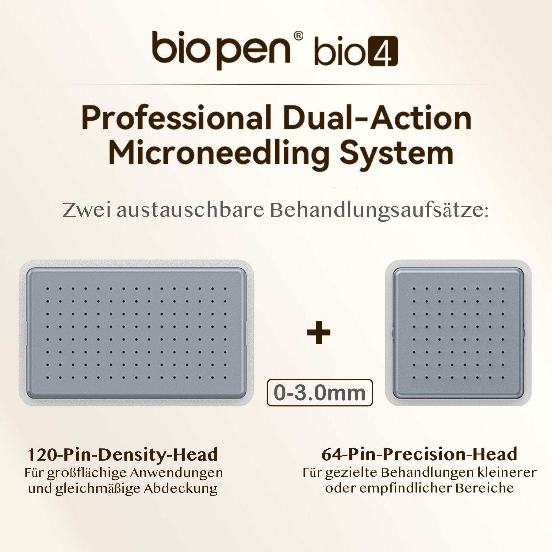 P-Beauty Dermaroller Bio Pen 4 Microneedling für Hautpflege