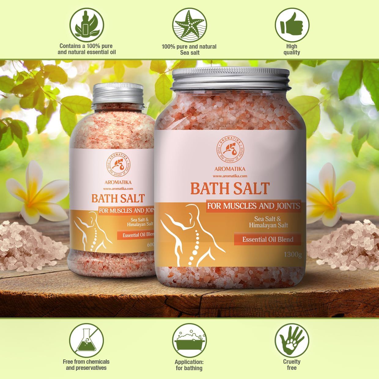 AROMATIKA  Gelenke & Muskeln Badesalz