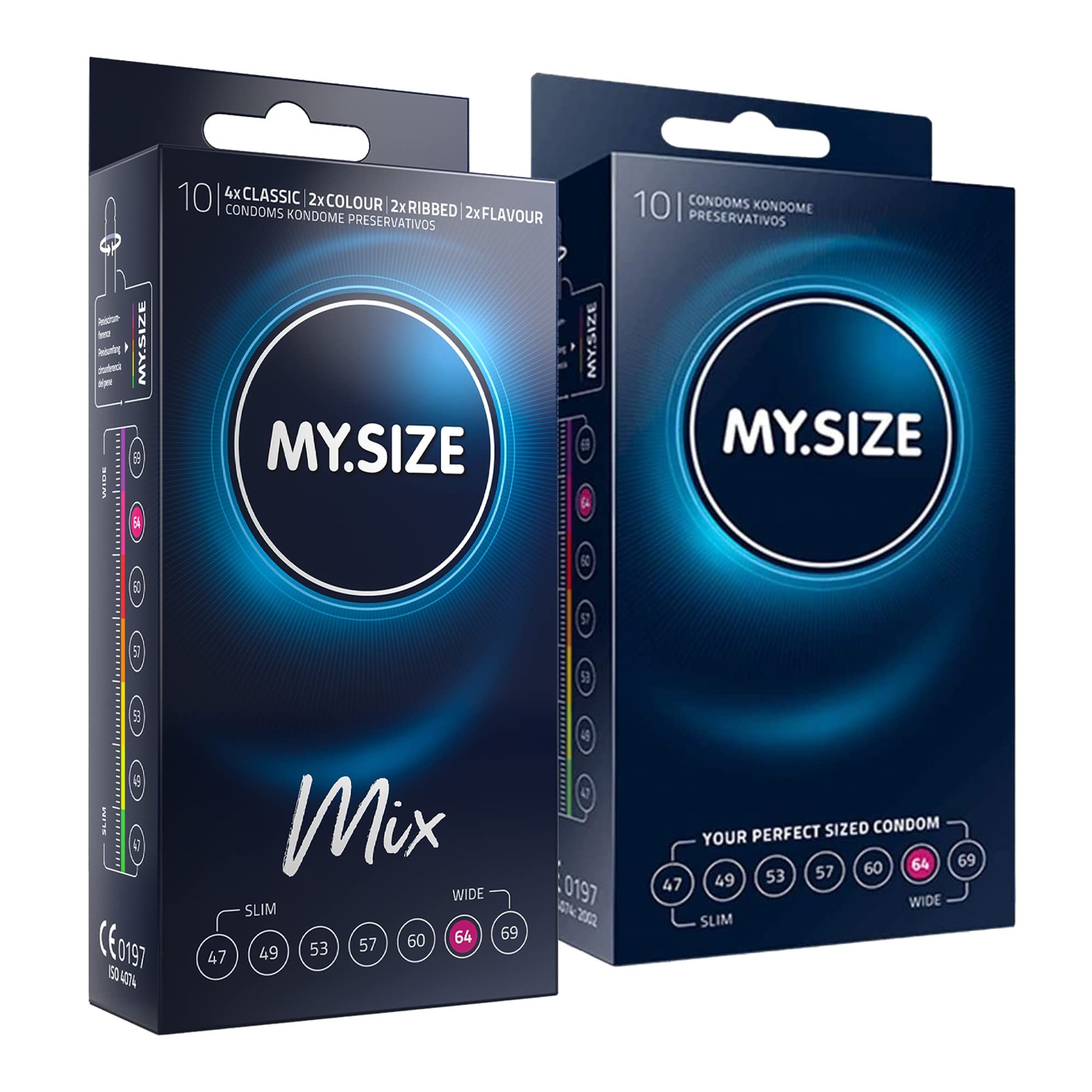 MY.SIZE Mix Kondom Set Größe 6 64mm