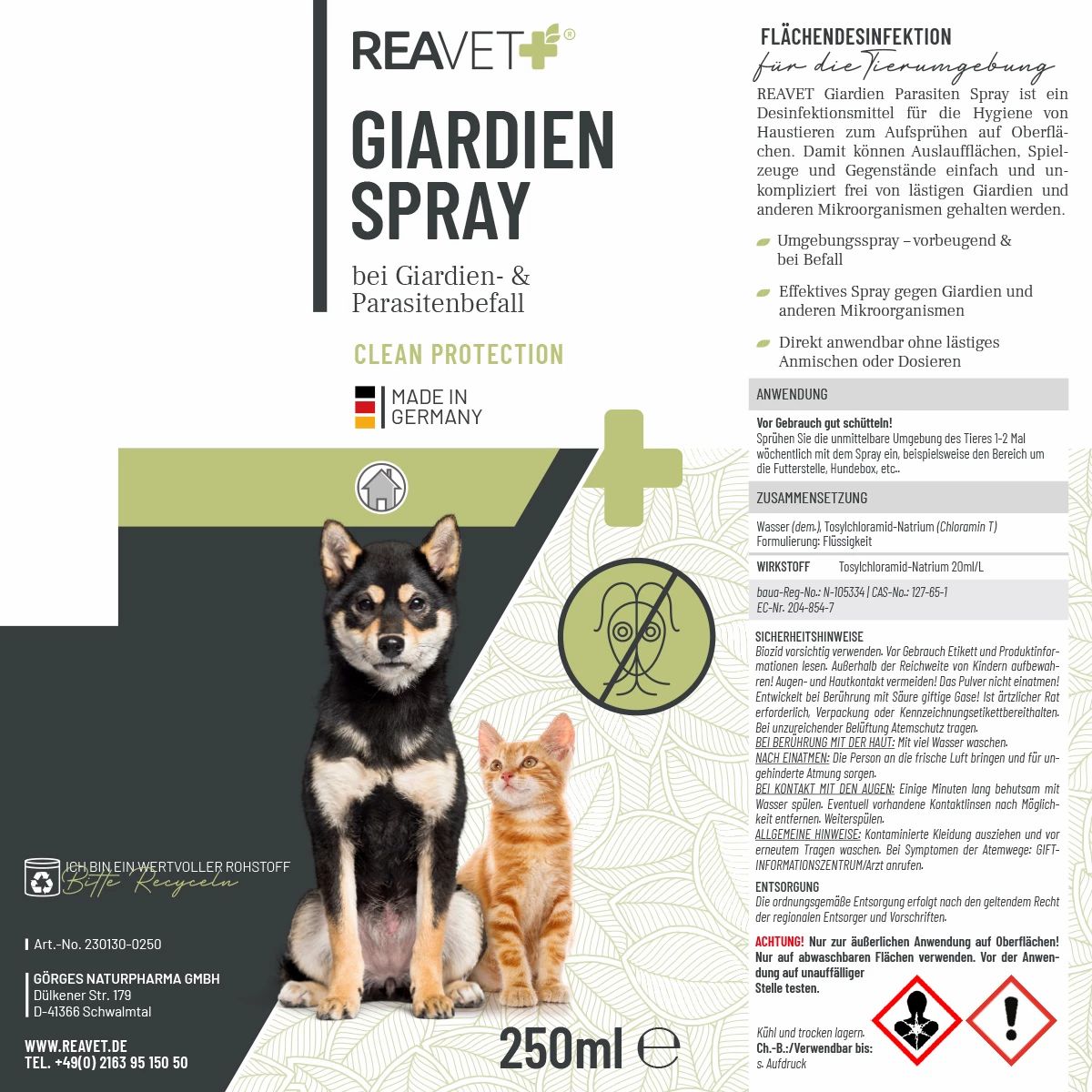 Giardien Spray - ReaVET